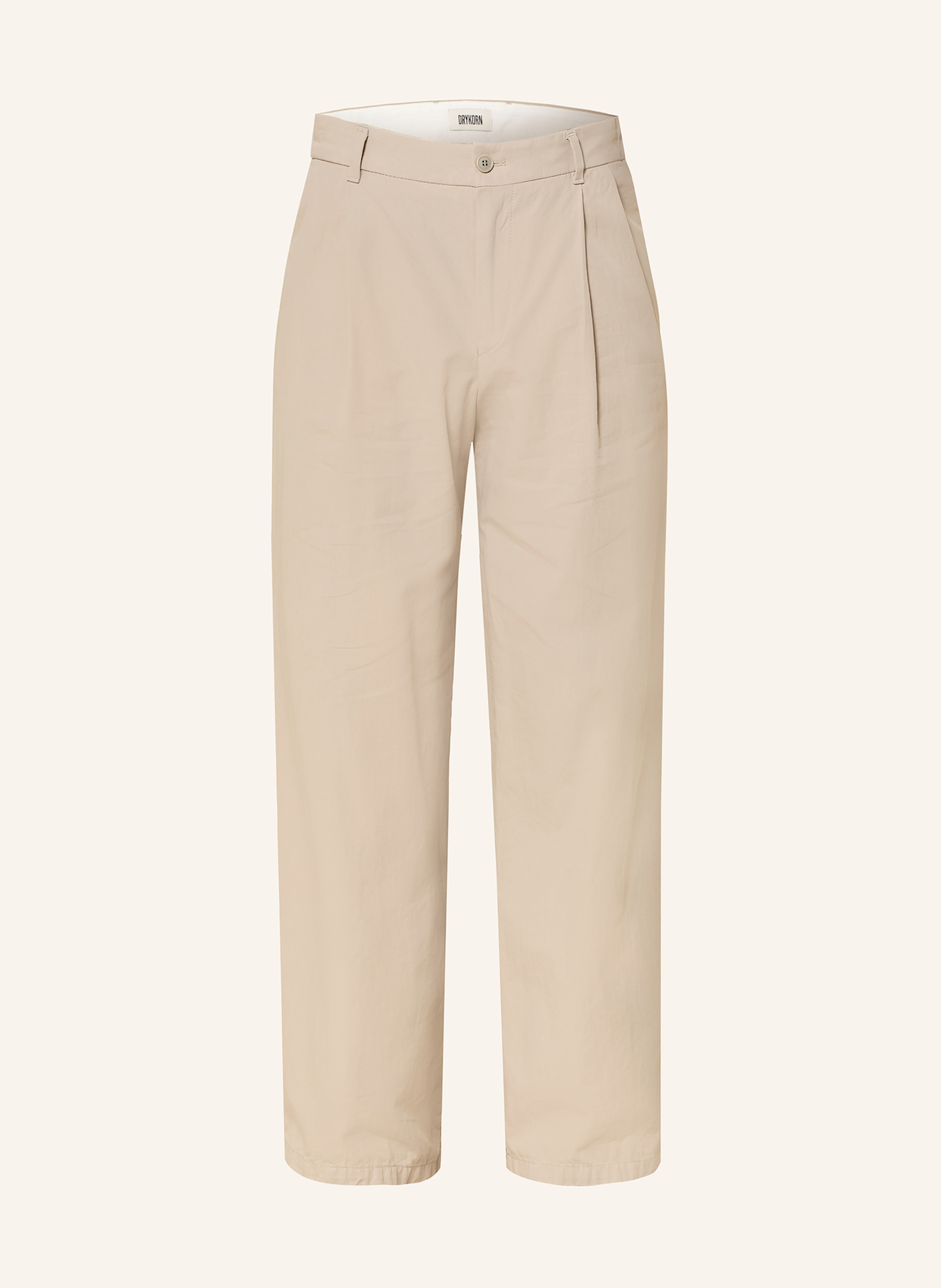 DRYKORN Chino LEEK_WIDE Coupe large: BEIGE