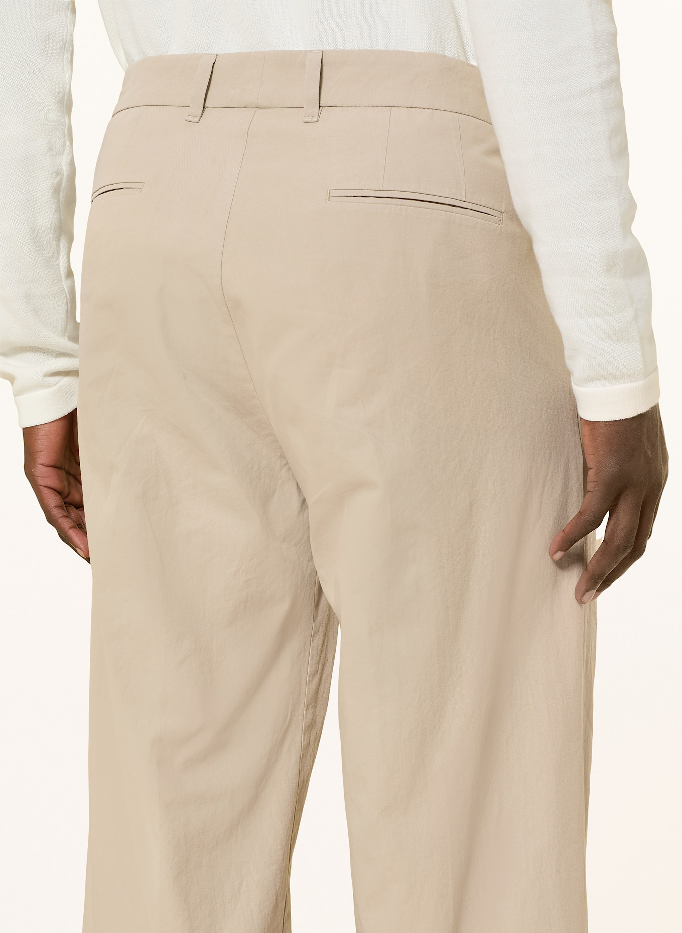 DRYKORN Chino LEEK_WIDE Coupe large: BEIGE