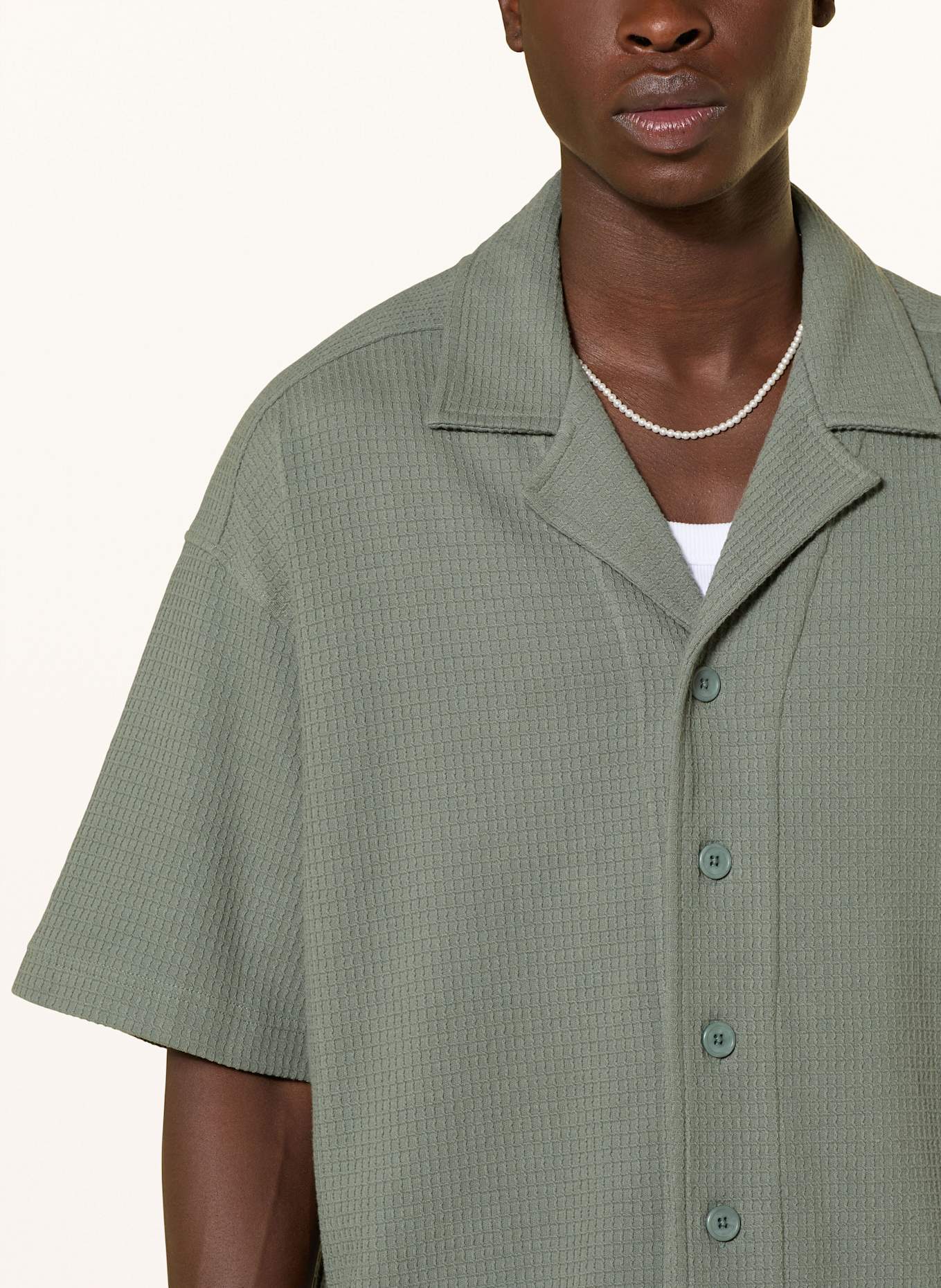 DRYKORN Koszula z klapami BASIIL comfort fit: ZIELONY