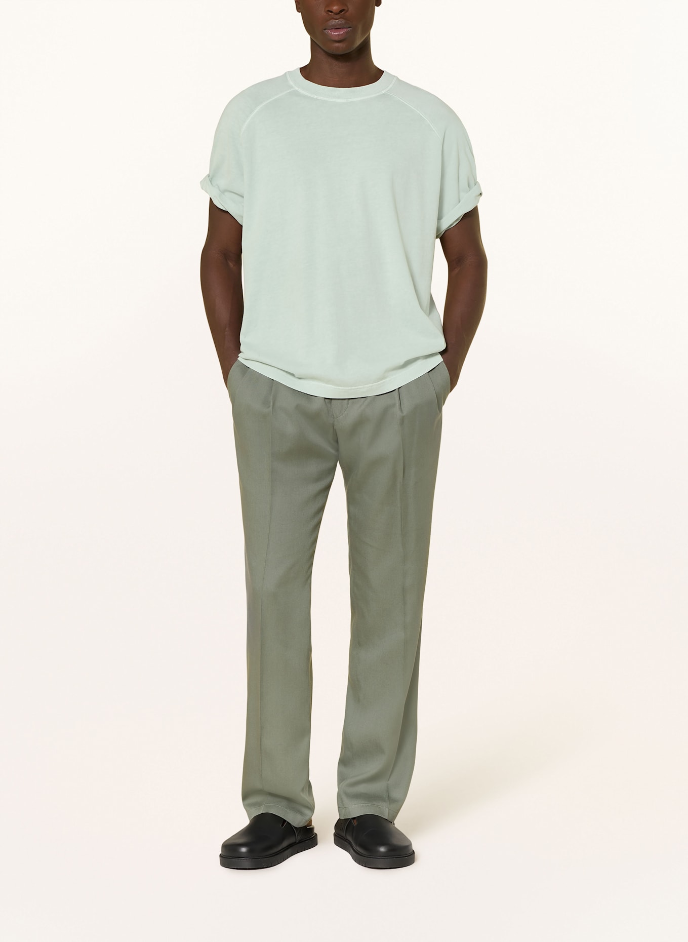 DRYKORN T-Shirt MAVIAN: HELLGRÜN