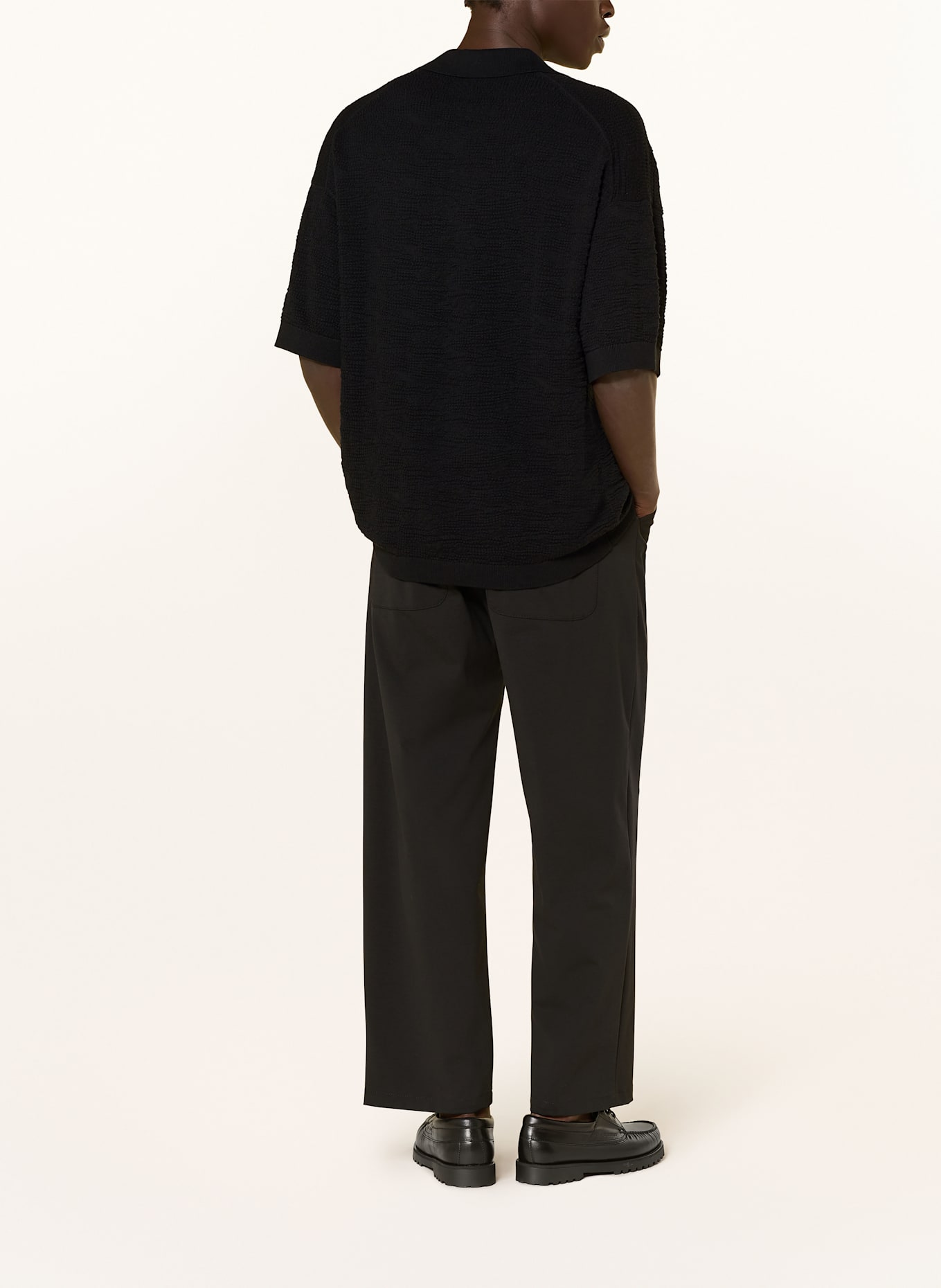 DRYKORN Strickshirt LAURENZZO: SCHWARZ