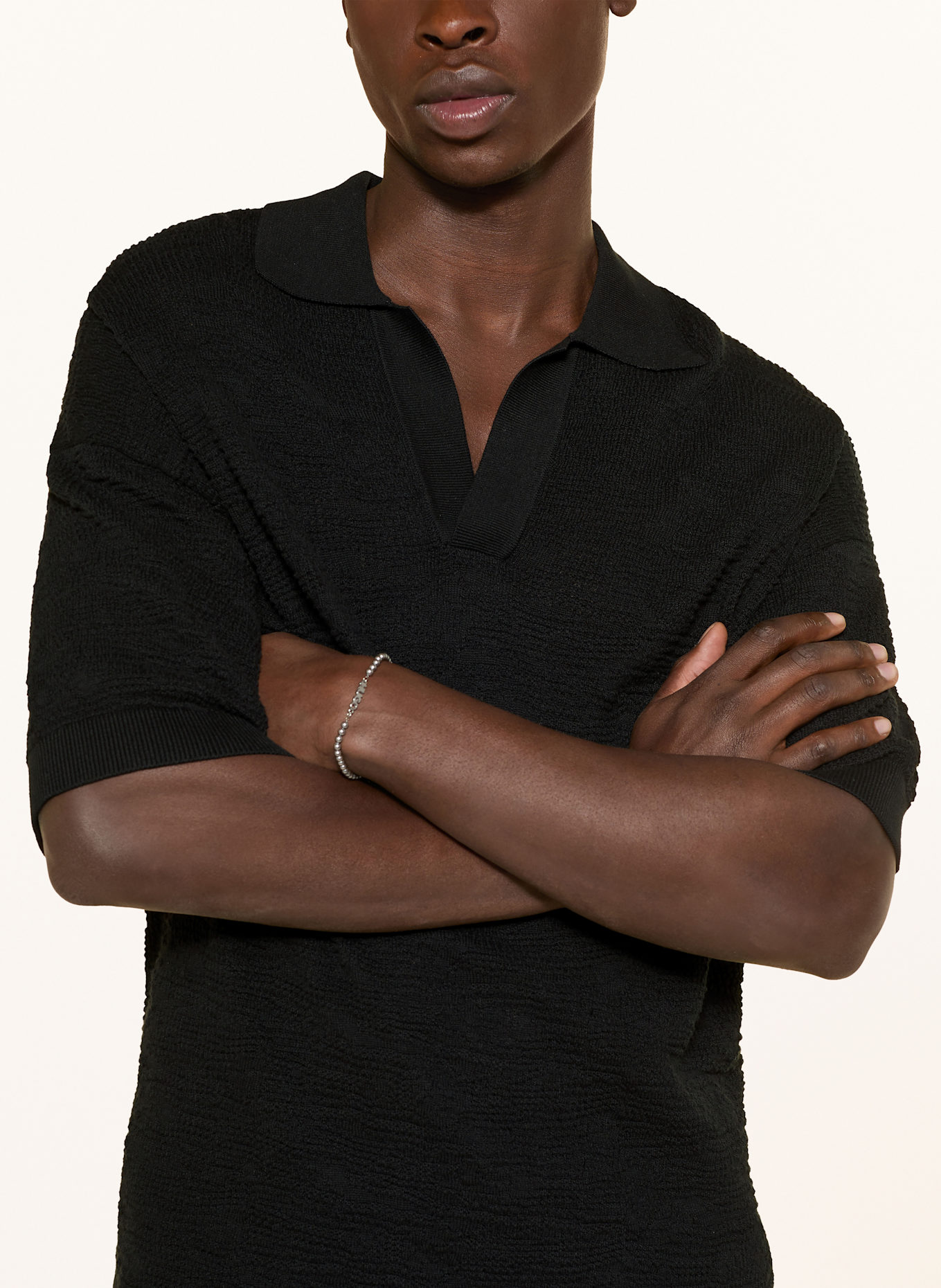 DRYKORN Strickshirt LAURENZZO: SCHWARZ