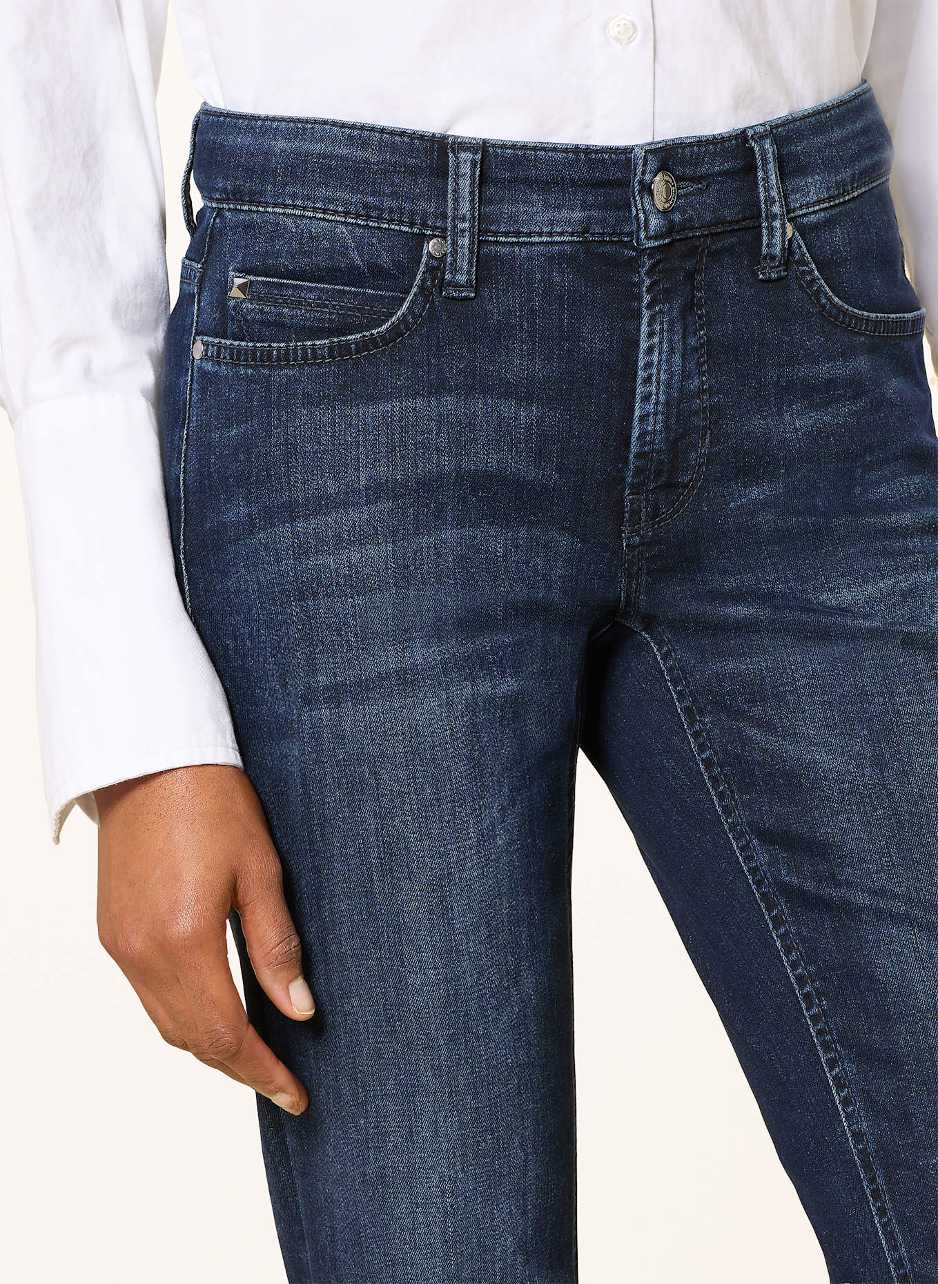 CAMBIO Flared džíny PARIS: 5060 soft cozy blue