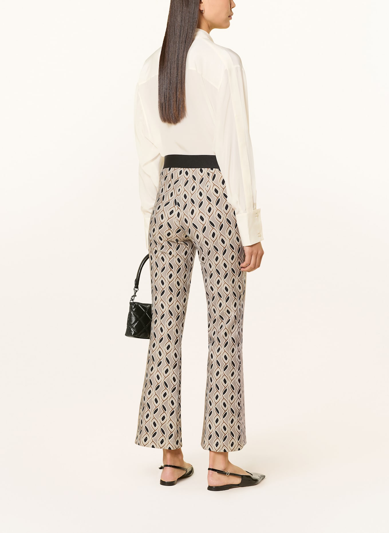 CAMBIO Spodnie FAITH: SZARY / KHAKI