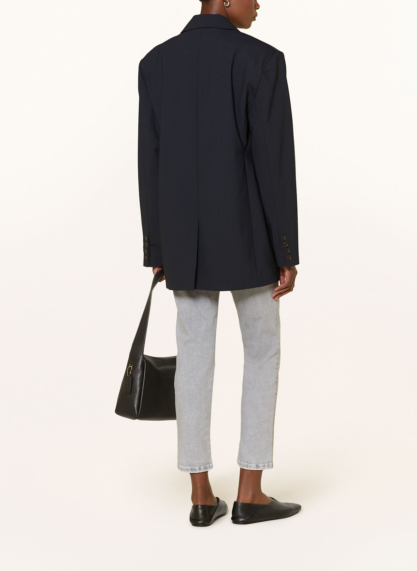 CAMBIO Jeansy cropped PIPER: 5282 contrast bleached