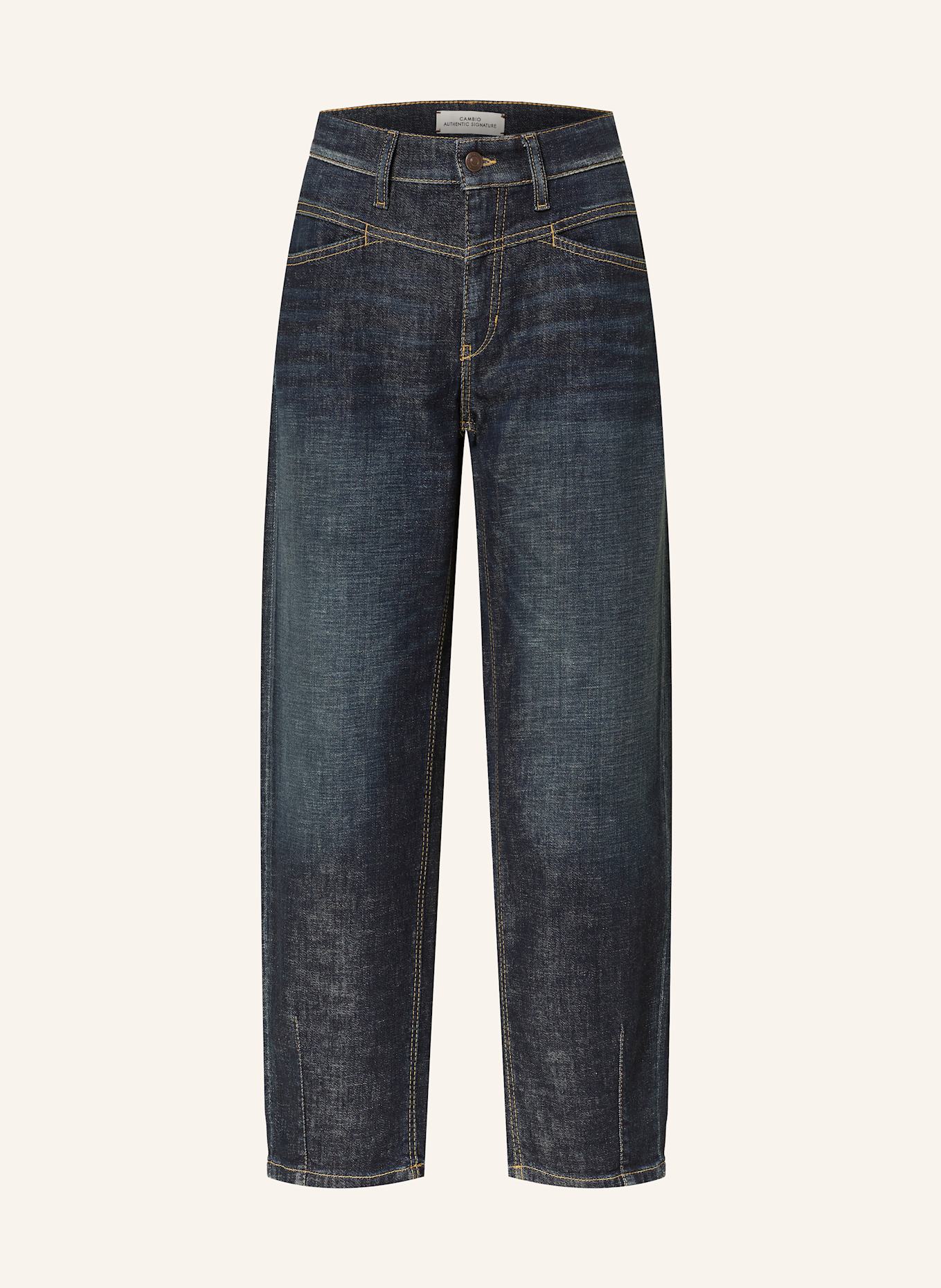 CAMBIO Jeansy cropped ELIN: 5440 cross dark soft tea