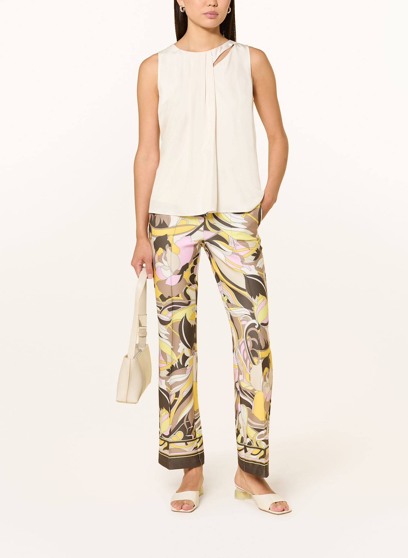 CAMBIO Hose FRANCOISE: 893 fancy pink/hazel/coffe