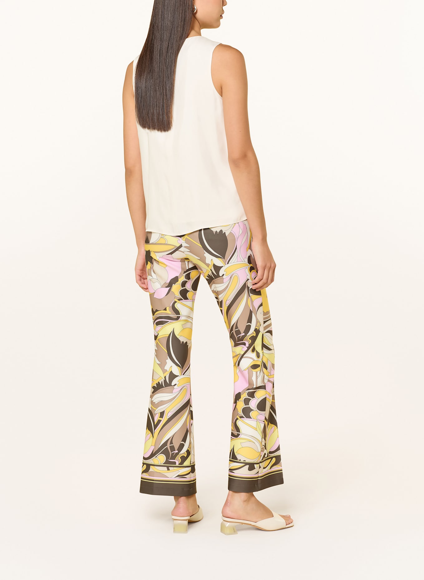 CAMBIO Hose FRANCOISE: 893 fancy pink/hazel/coffe