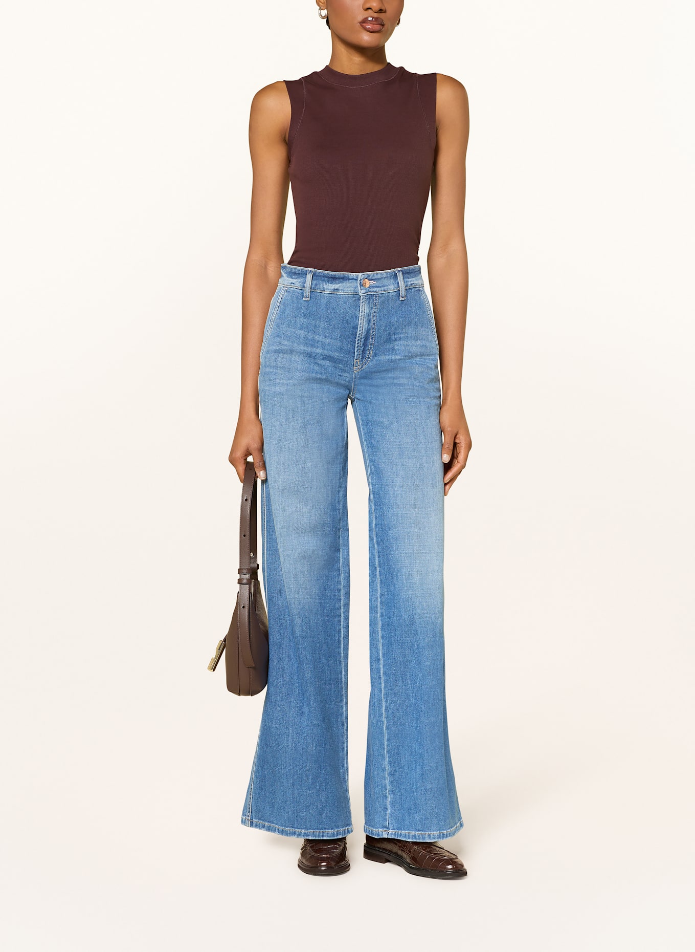 CAMBIO Wide leg jeans ALEK: 5261 summer used contrast