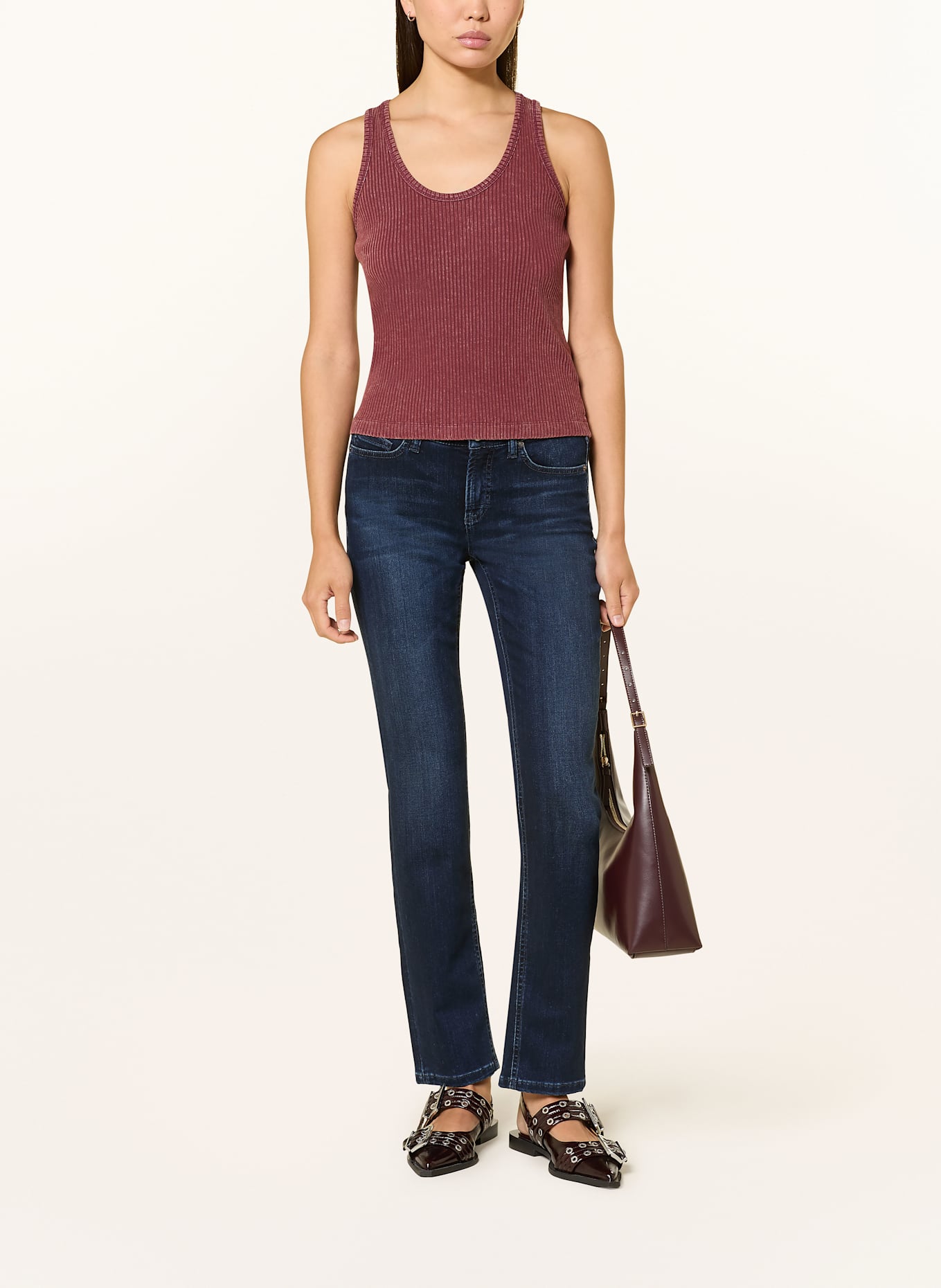 CAMBIO Džíny PIPER: 5060 soft cozy blue