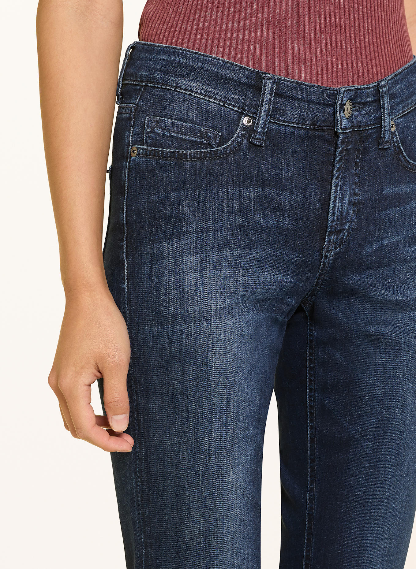 CAMBIO Džíny PIPER: 5060 soft cozy blue