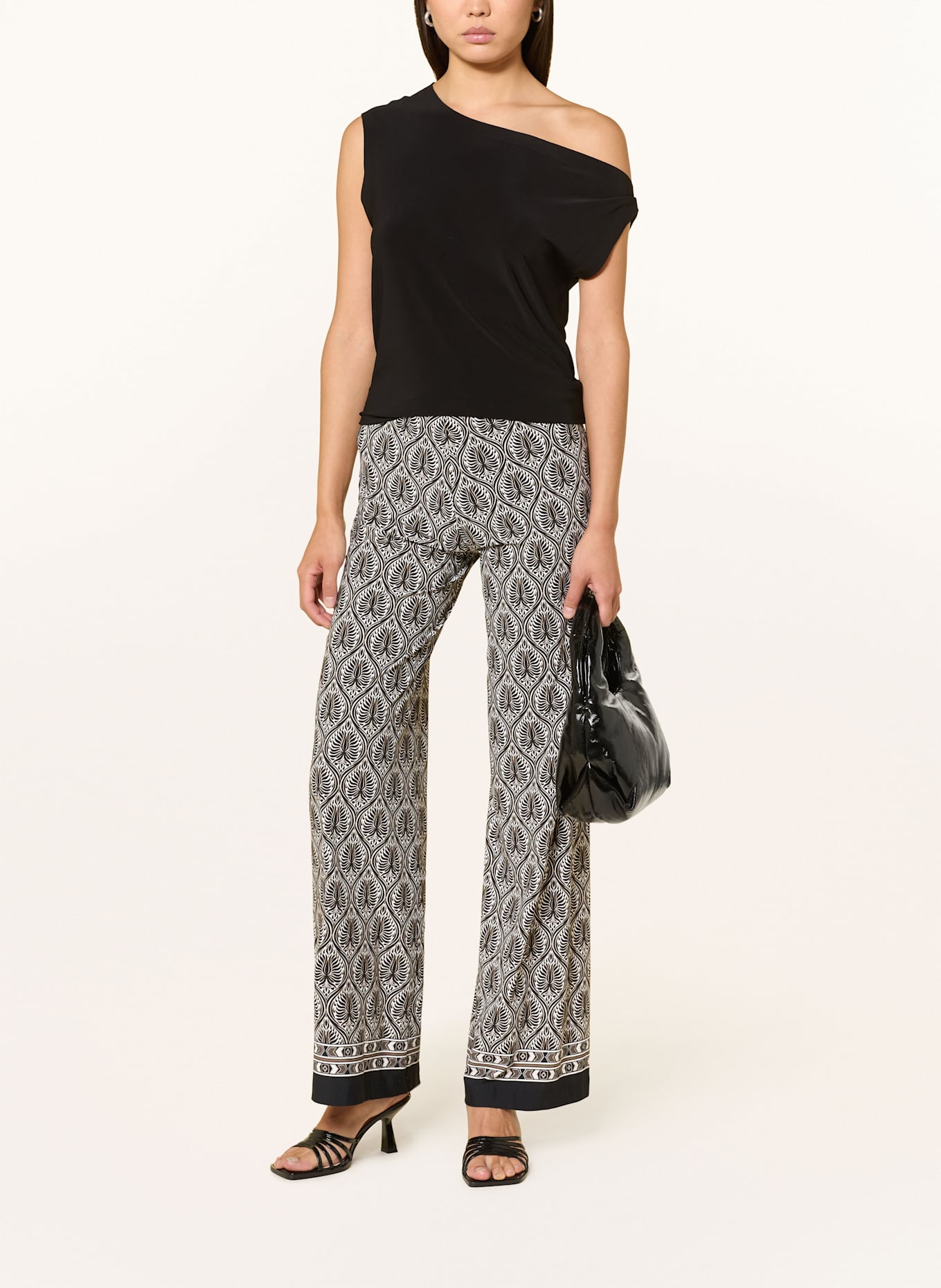 CAMBIO Hose ALLISON: SCHWARZ / CREME