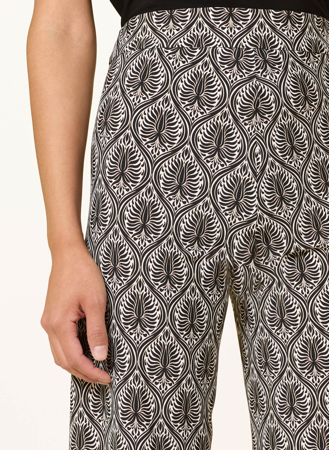 CAMBIO Hose ALLISON: SCHWARZ / CREME