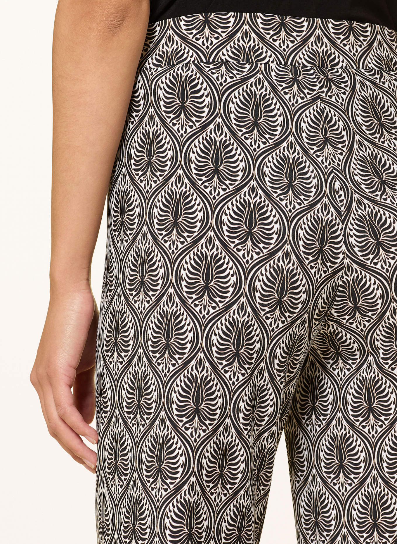 CAMBIO Hose ALLISON: SCHWARZ / CREME