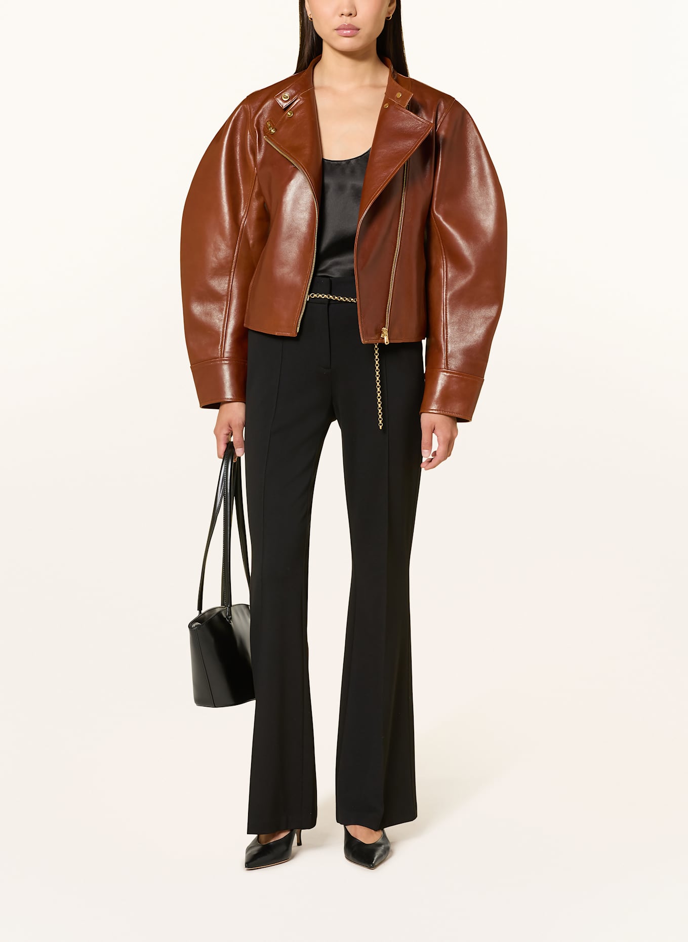 CAMBIO Hose FAWN: SCHWARZ