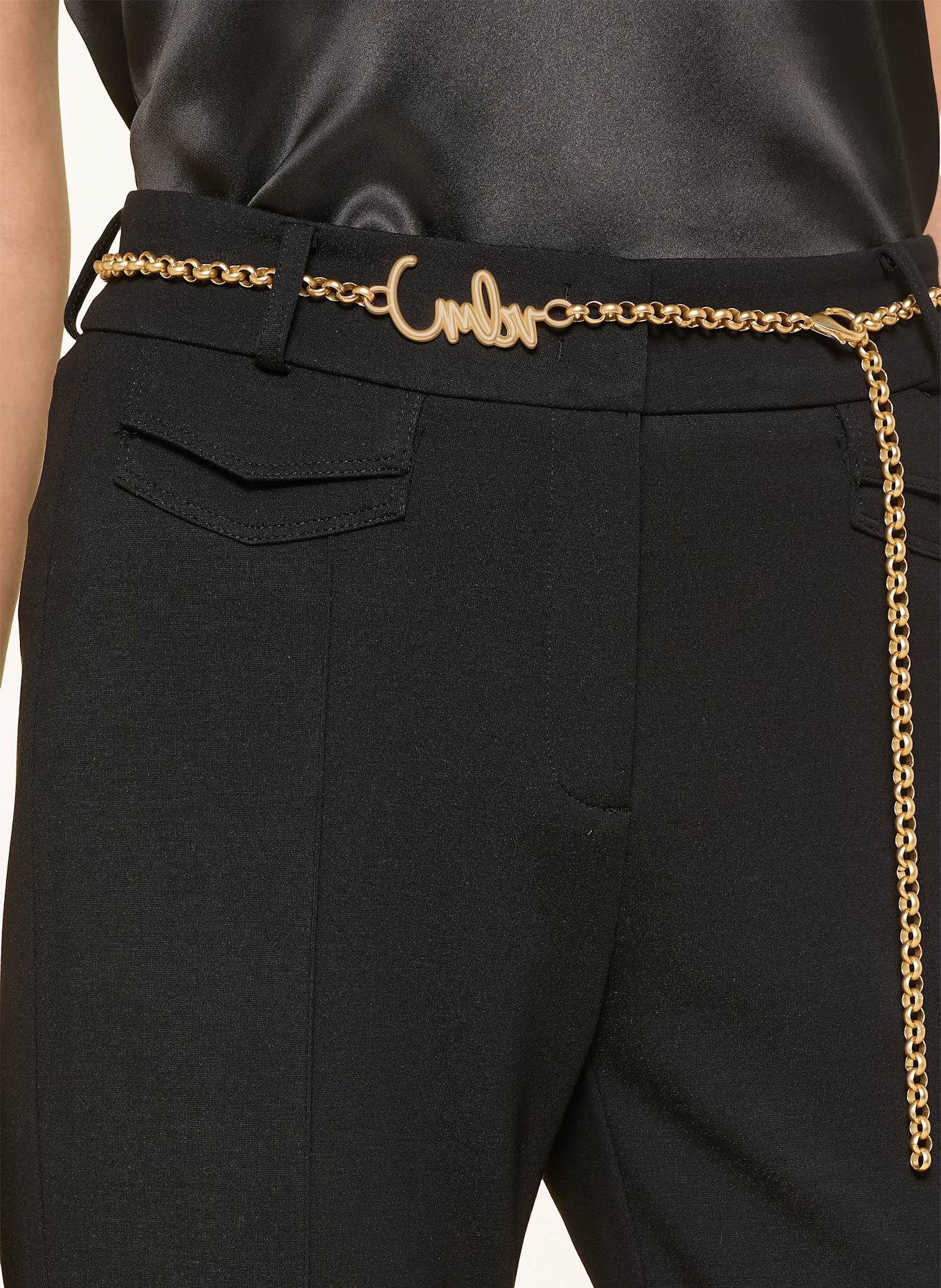 CAMBIO Hose FAWN: SCHWARZ