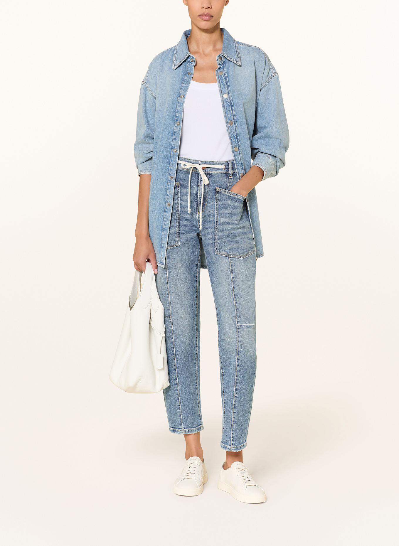 CAMBIO Jeans OCEAN: 5286 cross contrast medium