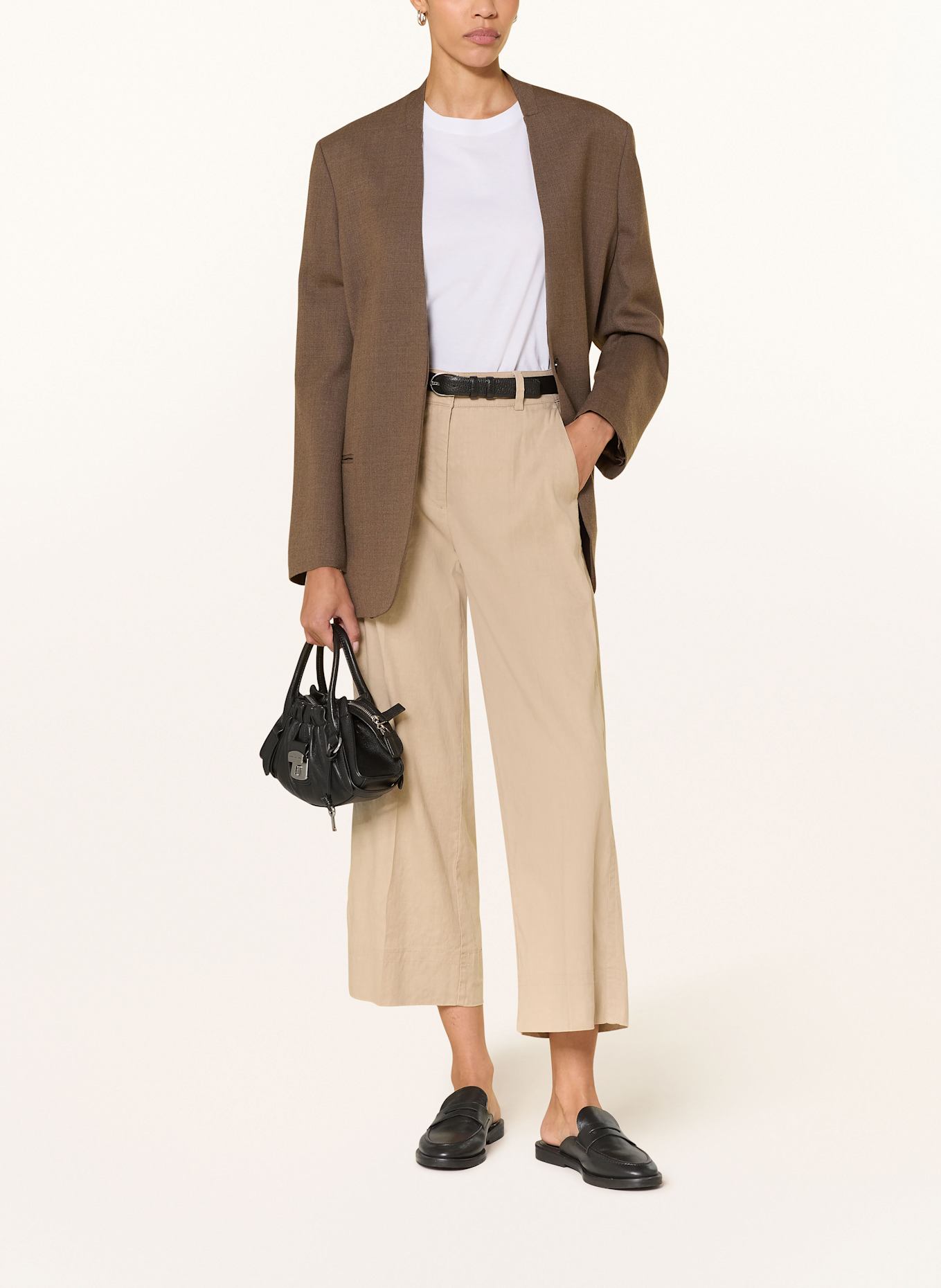 CAMBIO Culotte CARA mit Leinen: BEIGE