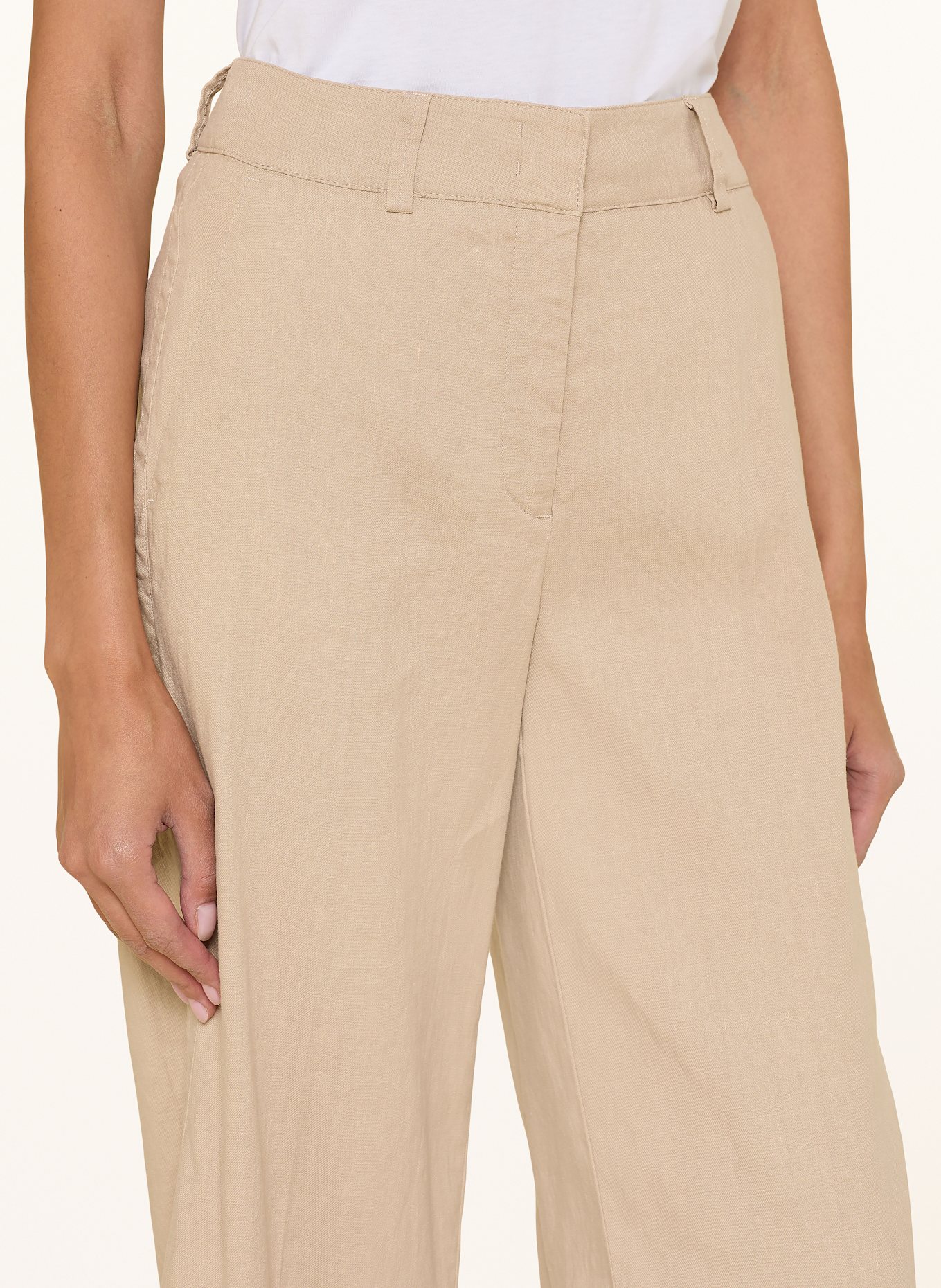 CAMBIO Culotte CARA mit Leinen: BEIGE