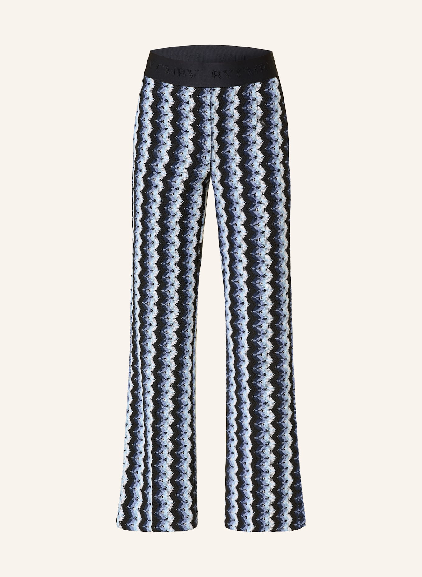 CAMBIO Pantalon au crochet FAITH: BLEU FONCÉ / LILAS CLAIR / BLEU CLAIR