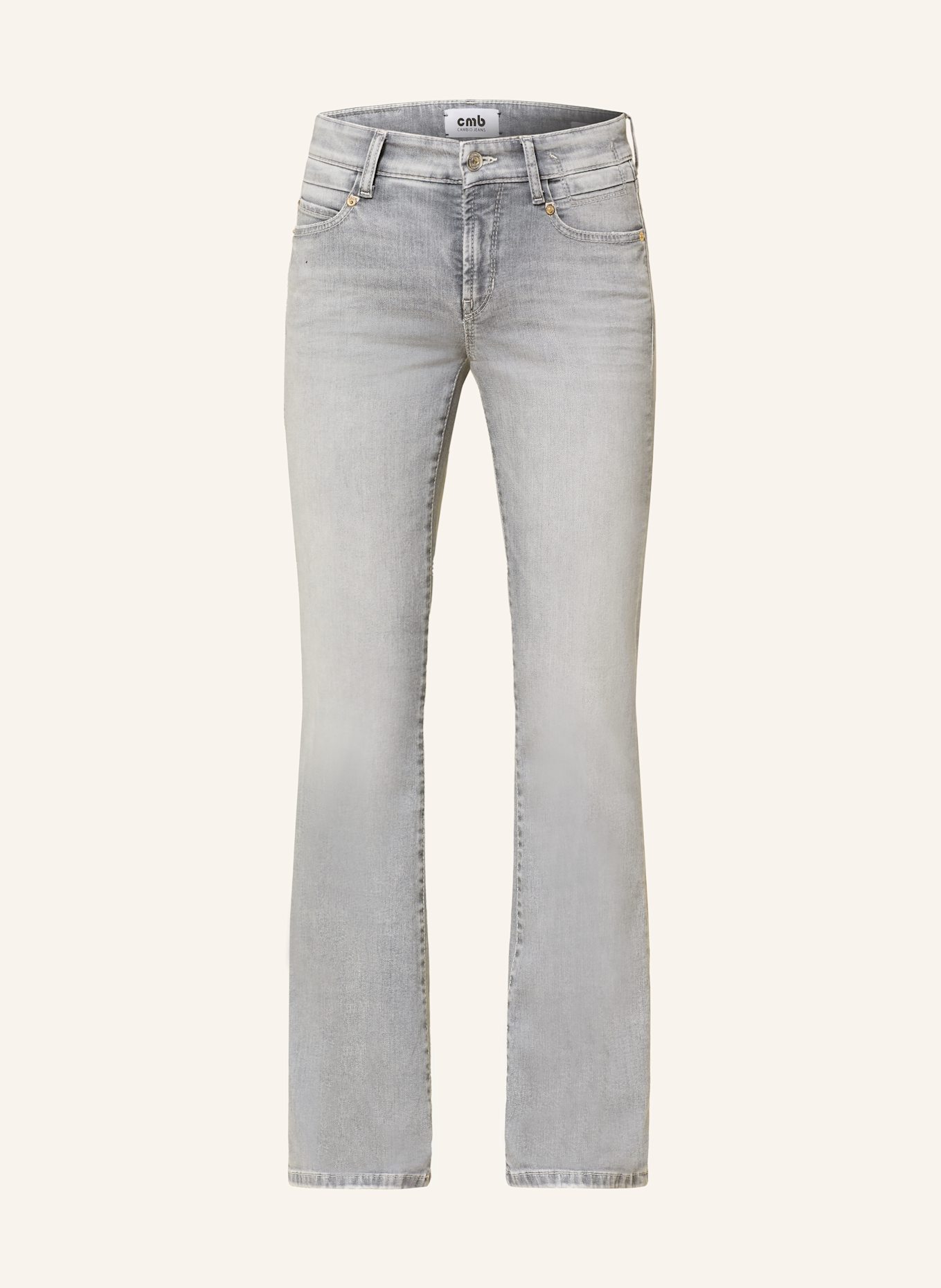 CAMBIO Flared jeans PARIS: 5282 contrast bleached