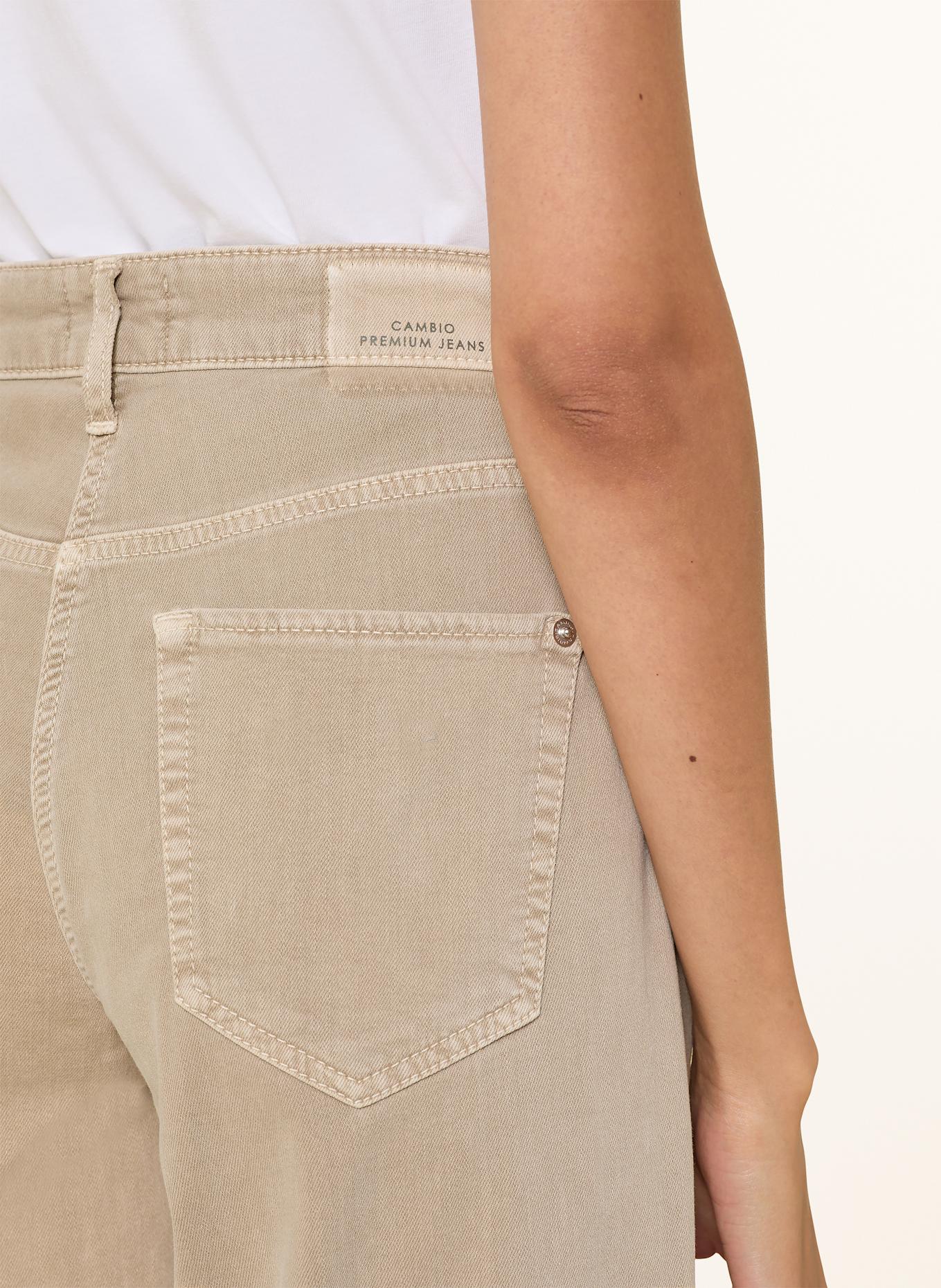 CAMBIO Cropped Jeans ELIN: BEIGE