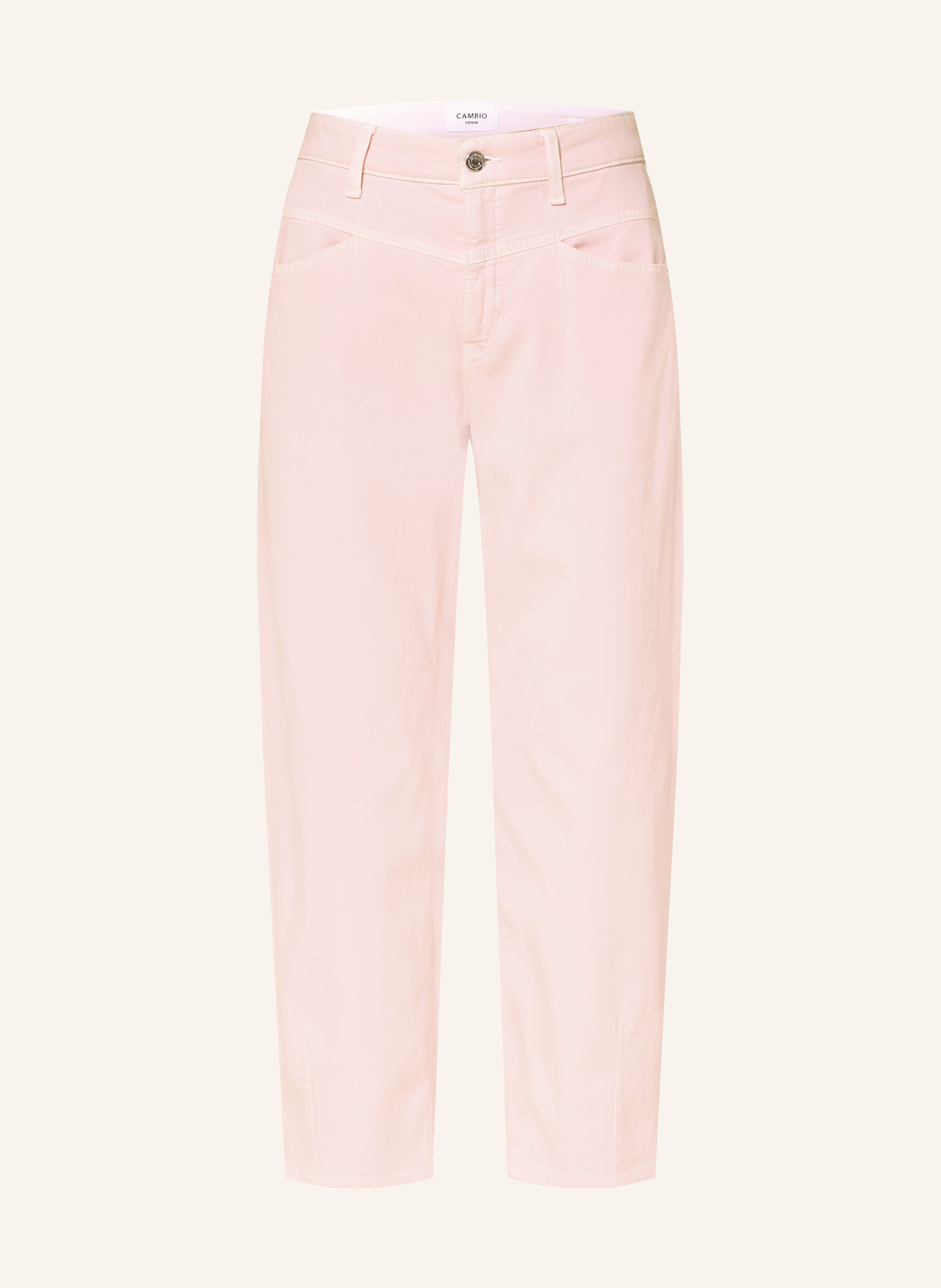 CAMBIO Cropped jeans ELIN: LIGHT PINK