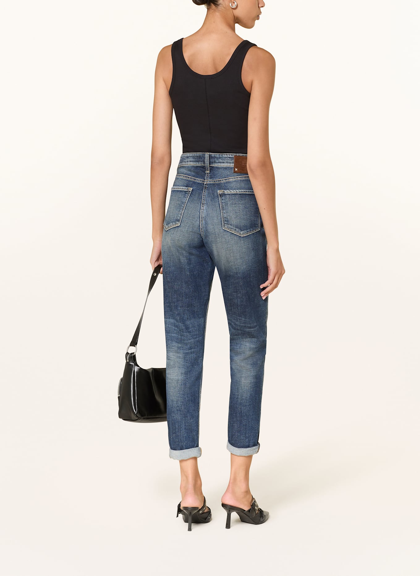 CAMBIO Boyfriend džíny KERRY: 5041 cross vintage used