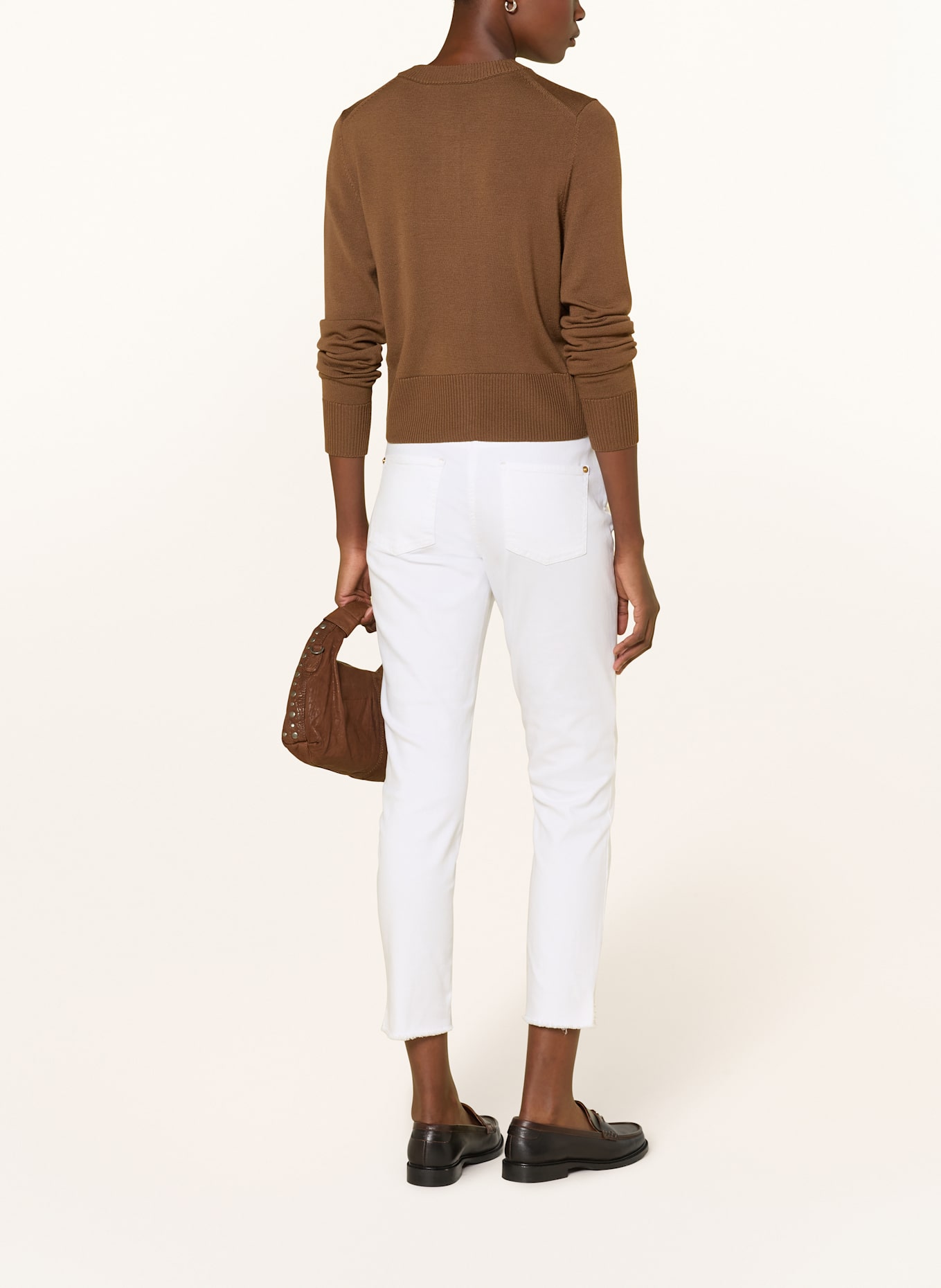 CAMBIO Jean court PIPER: 5009 softwash & fringed