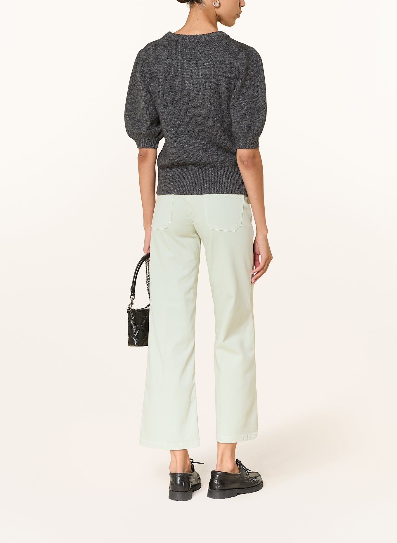 CAMBIO Cropped Jeans TESS: HELLGRÜN