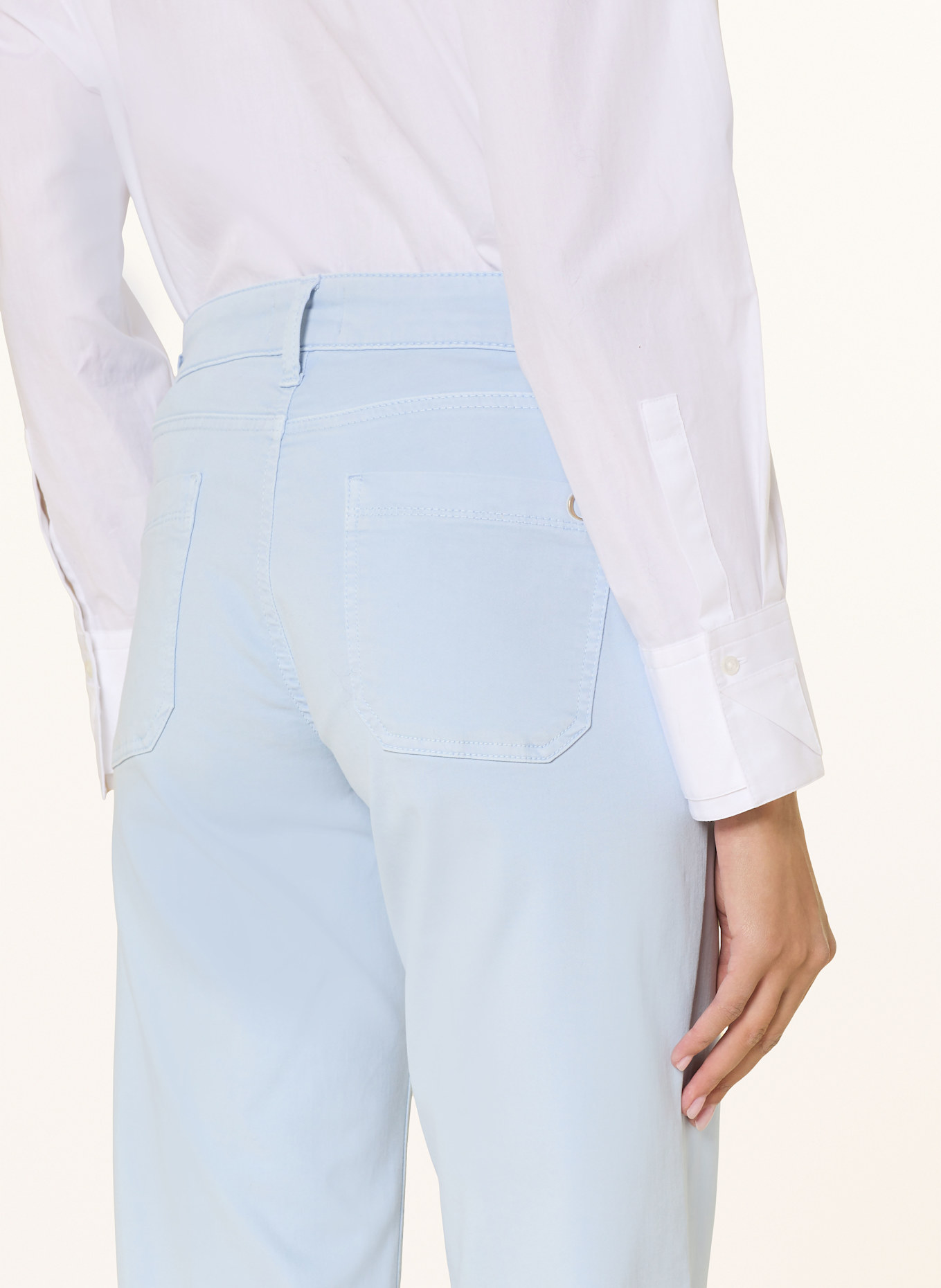 CAMBIO Cropped džíny TESS: TMAVĚ MODRÁ