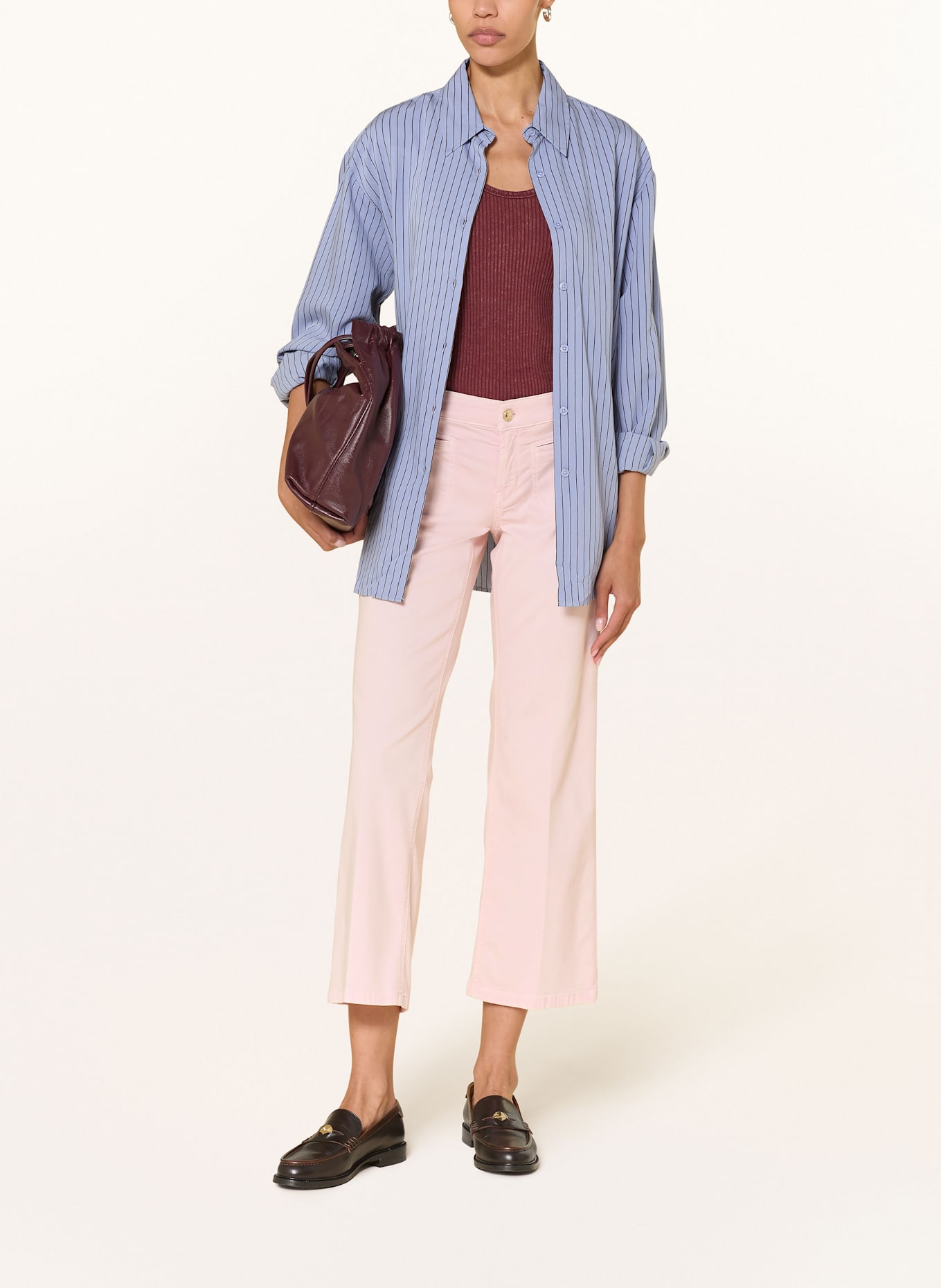 CAMBIO Cropped Jeans TESS: HELLROSA