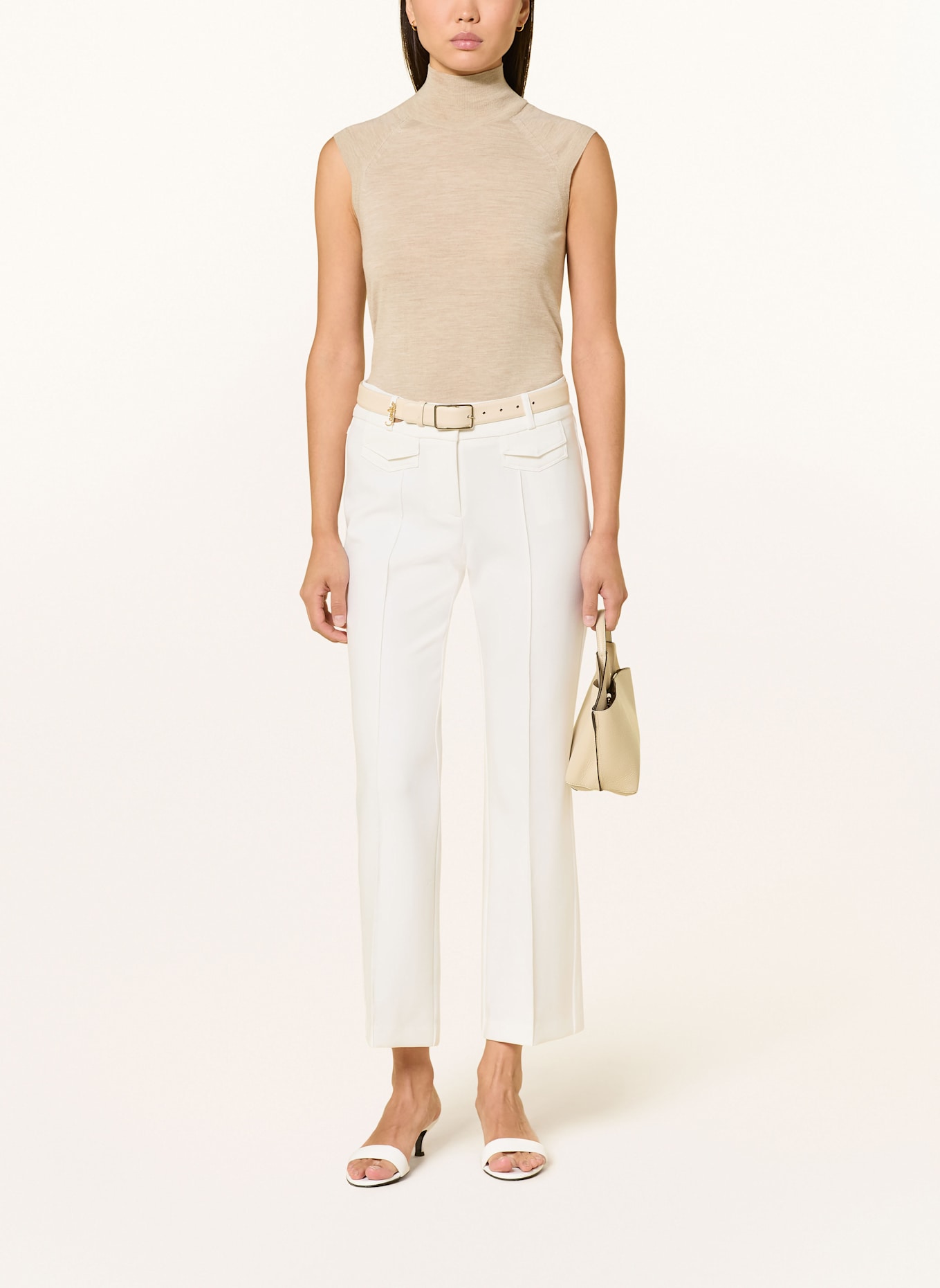 CAMBIO Marlenehose FARAH: CREME