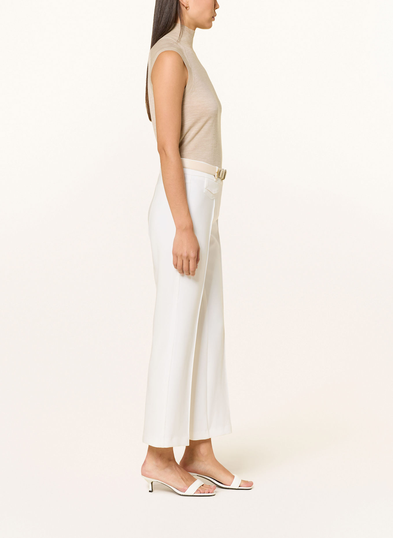 CAMBIO Marlenehose FARAH: CREME