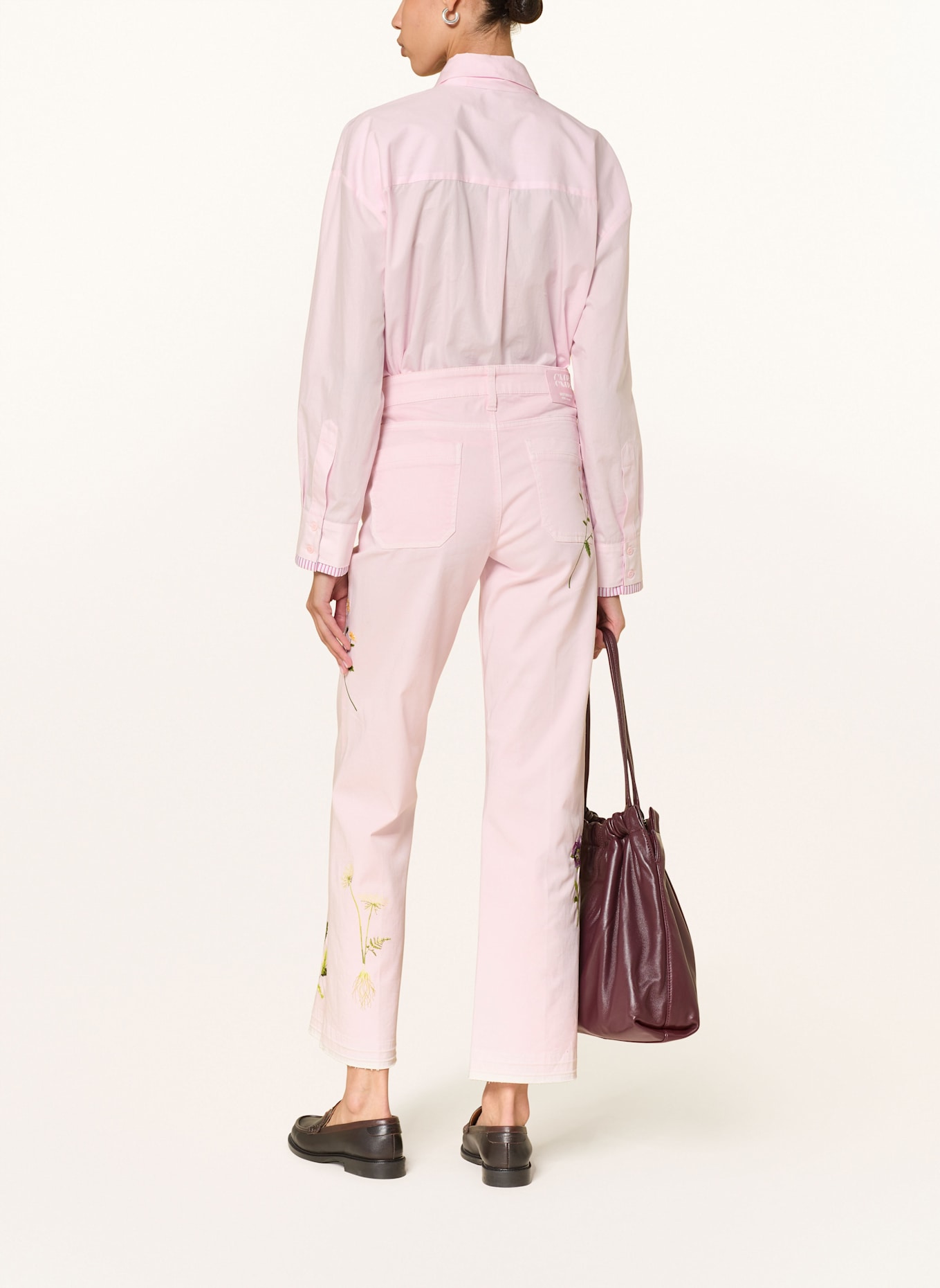 CAMBIO Jean évasé TESS: ROSE CLAIR