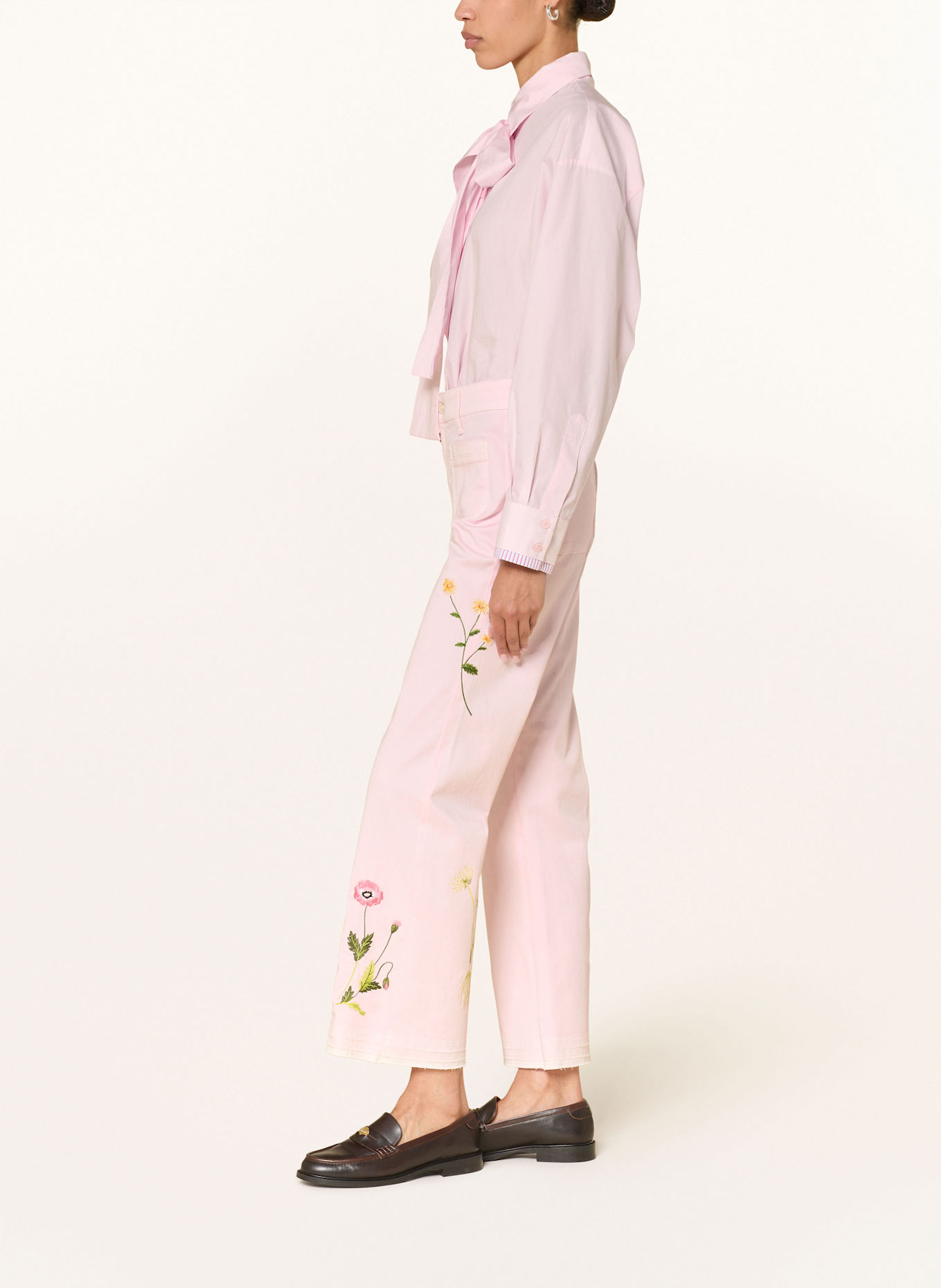 CAMBIO Jean évasé TESS: ROSE CLAIR