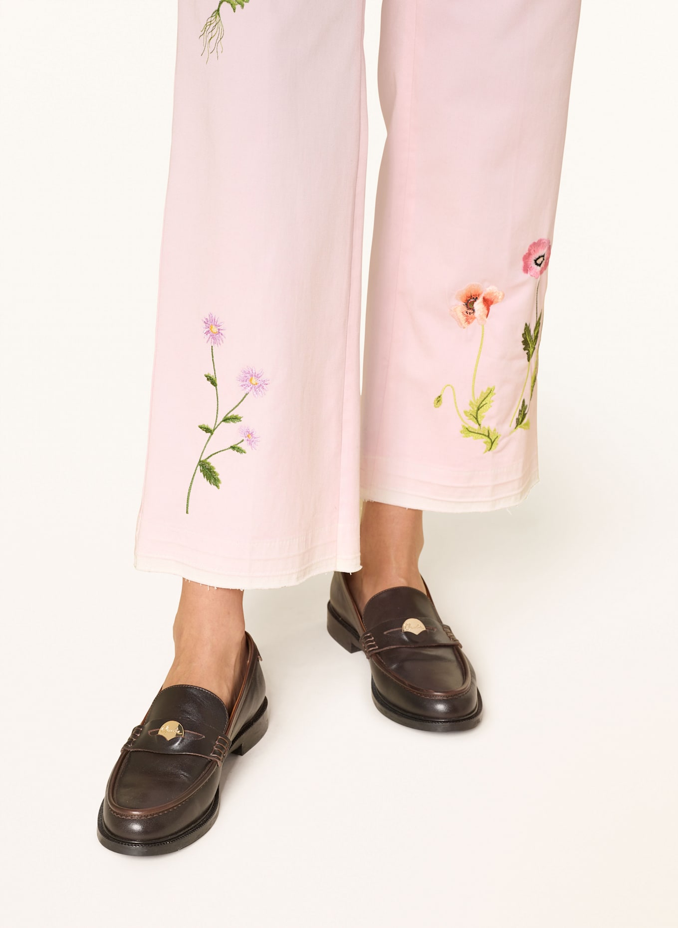 CAMBIO Jean évasé TESS: ROSE CLAIR