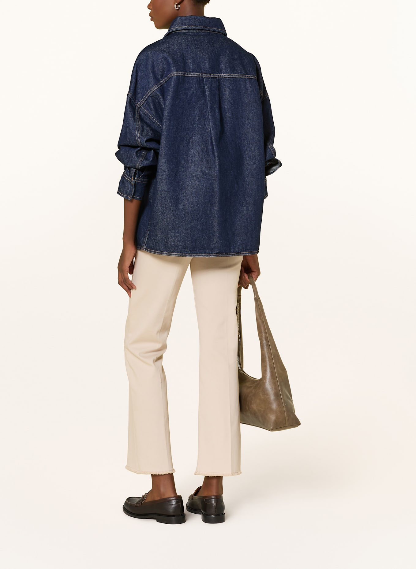 CAMBIO Bootcut Jeans FRANCESCA: 740 sand