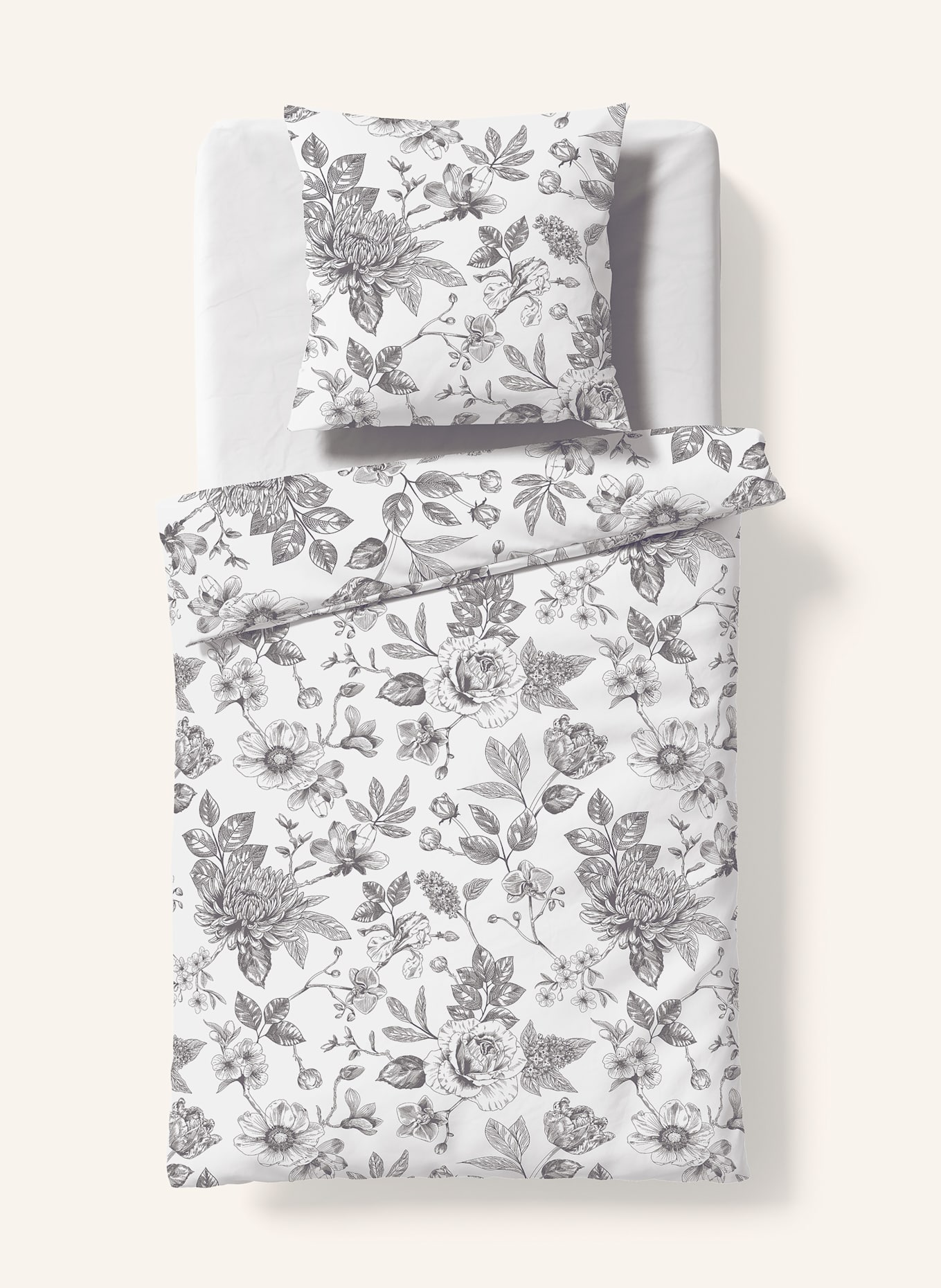 fleuresse Pościel MILANO D: CZARNY / BIAŁY