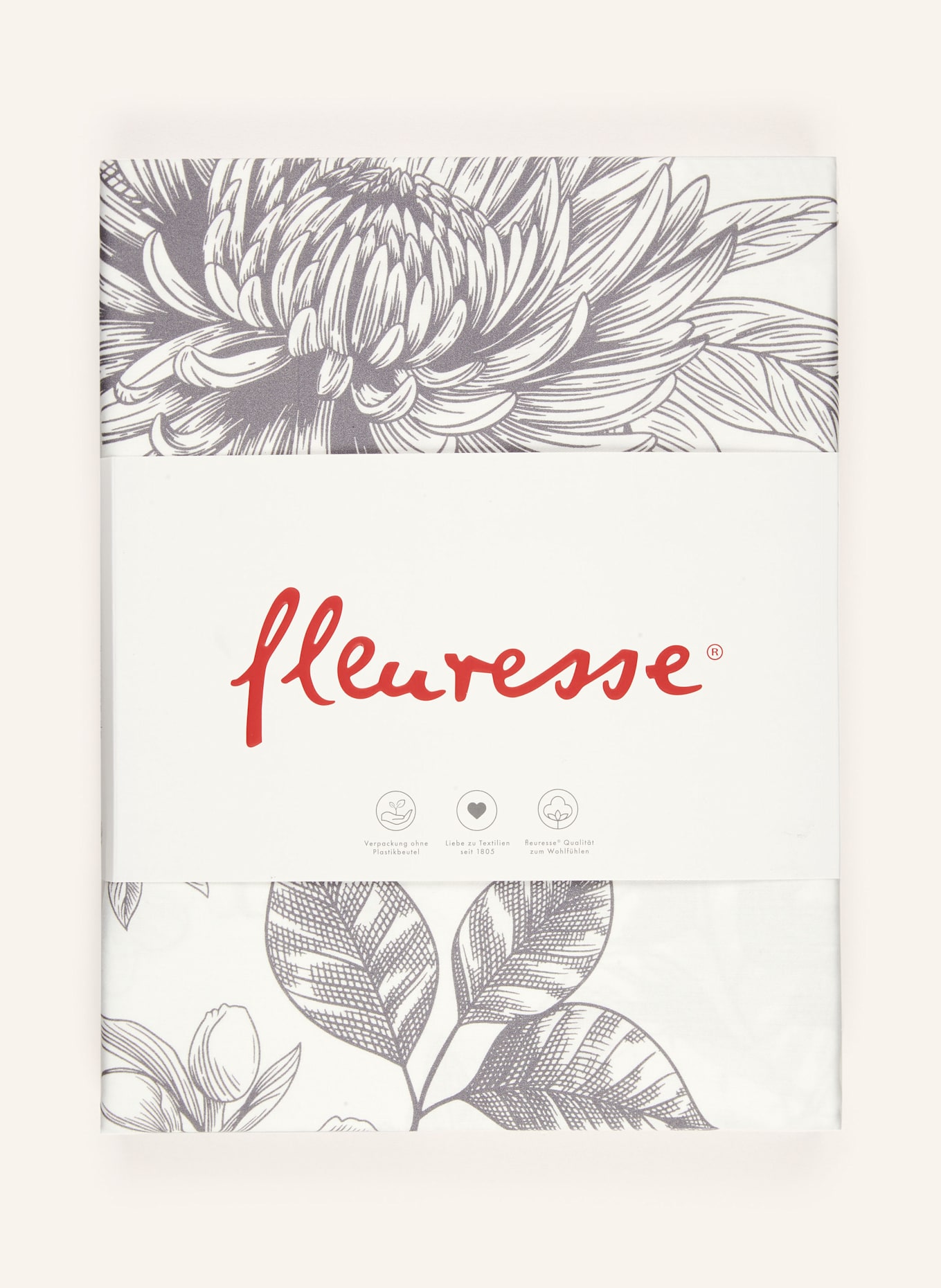 fleuresse Bettwäsche MILANO D: SCHWARZ / WEISS