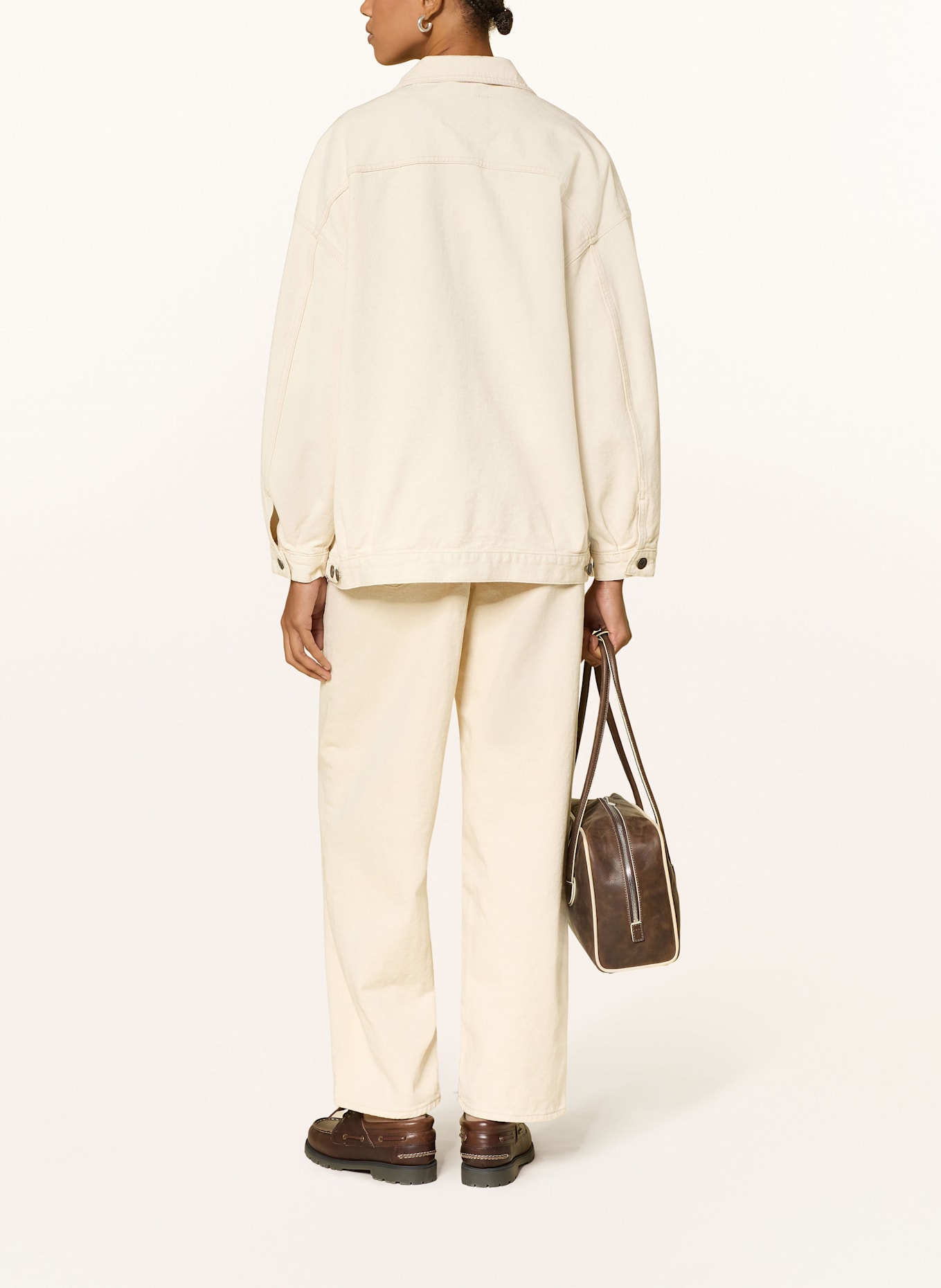 American Vintage Oversized-Jeansjacke: ECRU