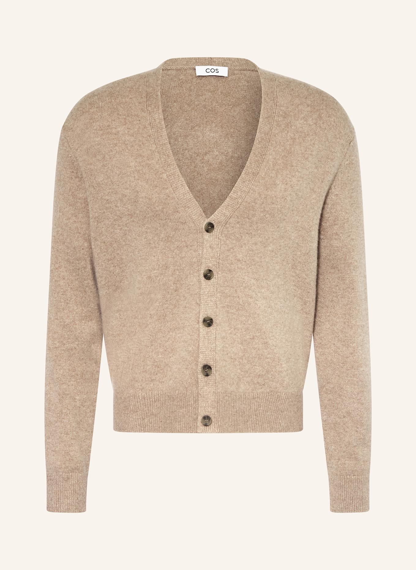 COS Cashmere cardigan: DARK BROWN