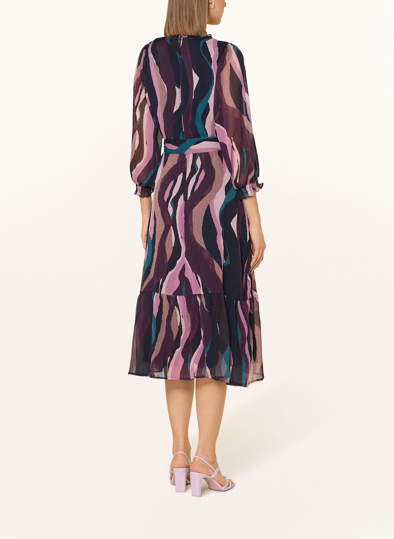 Phase Eight Kleid CARRA: DUNKELBLAU / LILA / ROSA