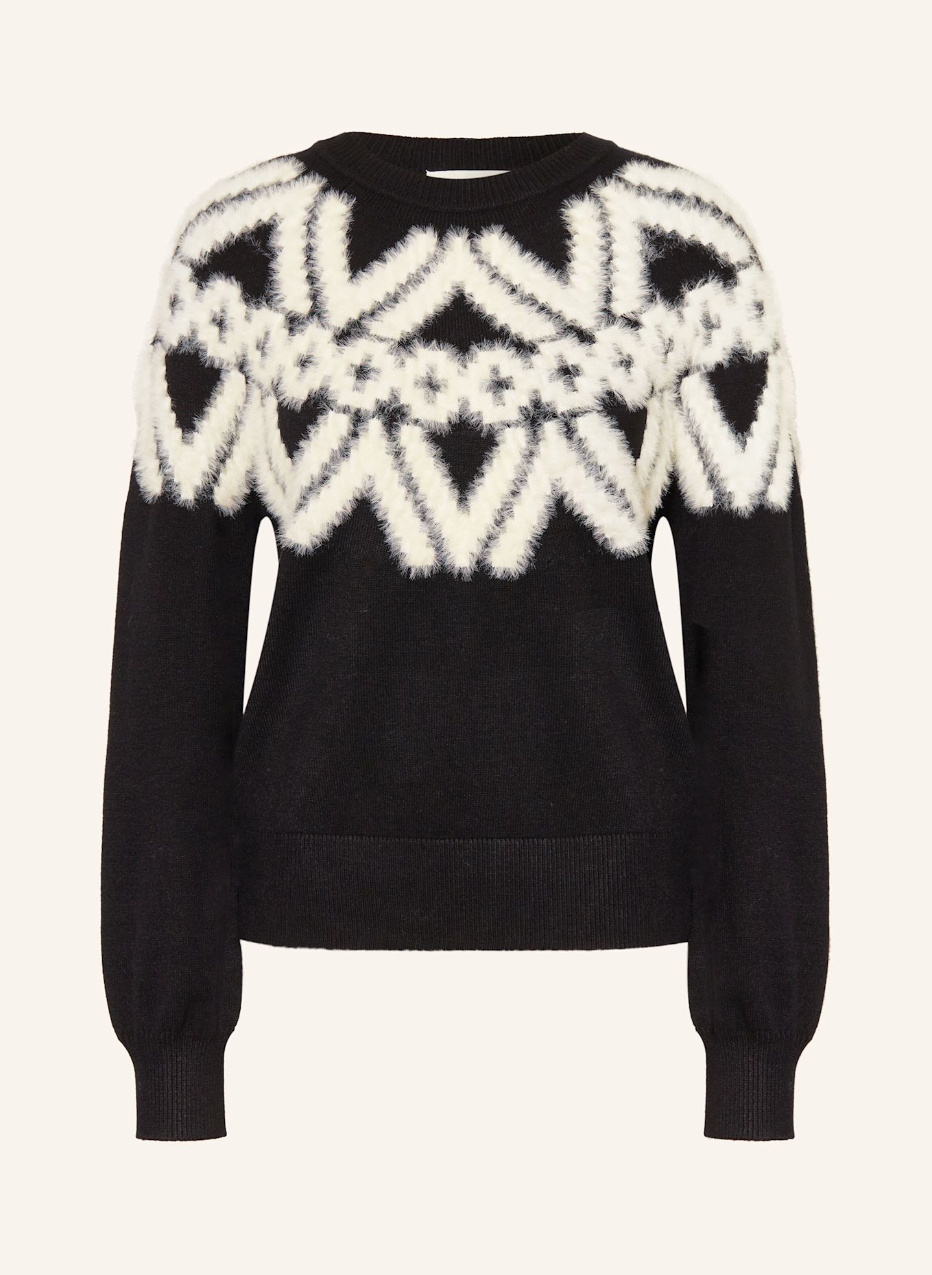 Phase Eight Sweter KARLA: CZARNY / BIAŁY