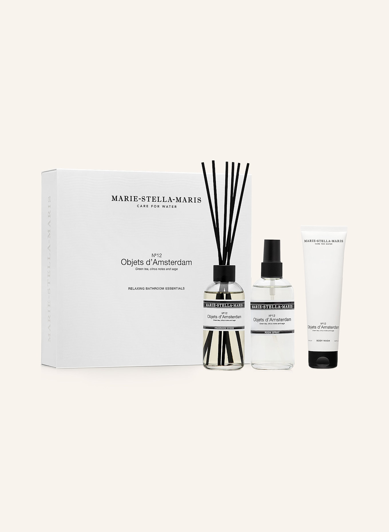 MARIE-STELLA-MARIS Pflegeset BATHROOM ESSENTIALS MEDIUM: TRANSPARENT