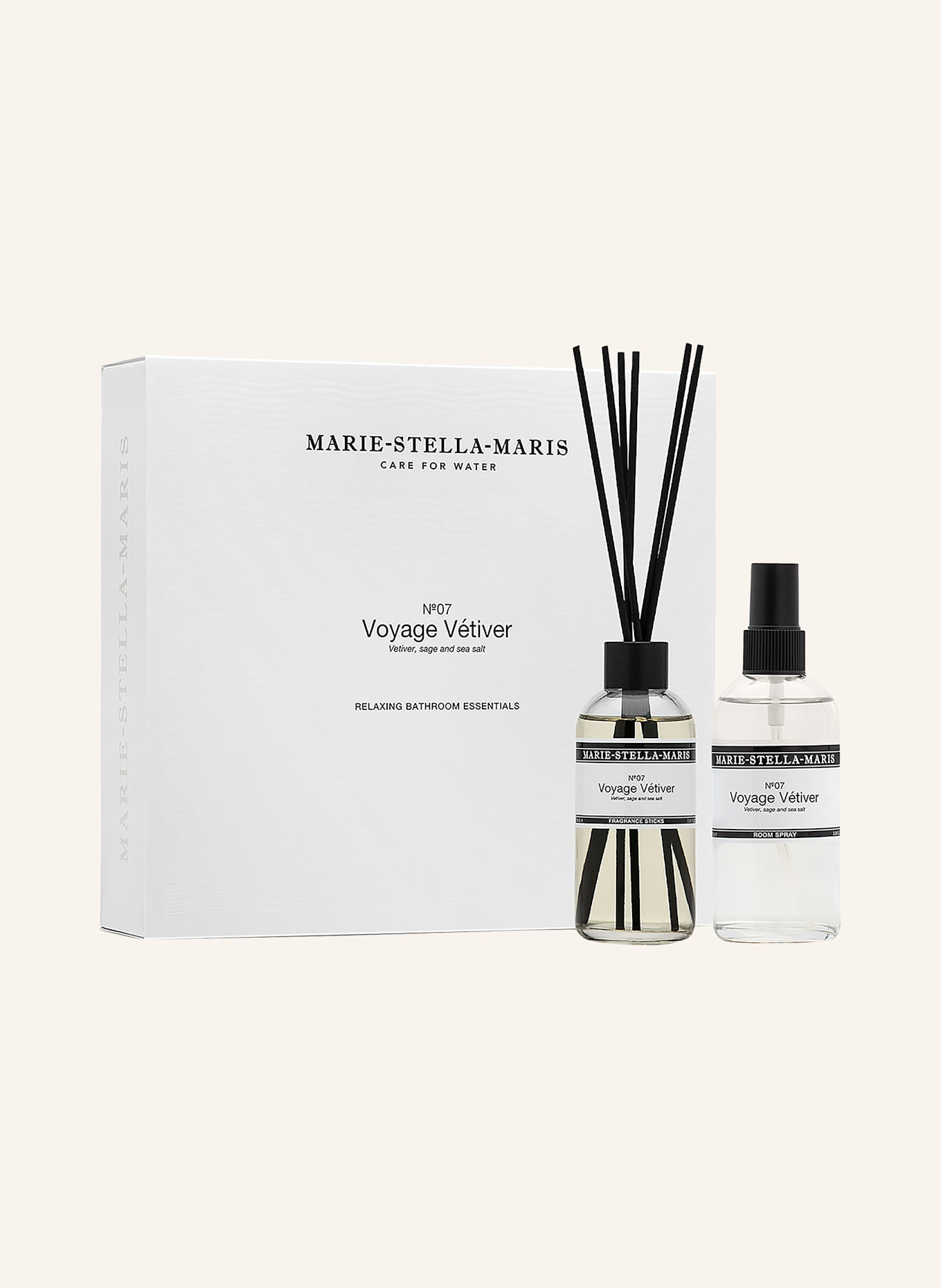 MARIE-STELLA-MARIS Pflegeset BATHROOM ESSENTIALS MEDIUM: TRANSPARENT