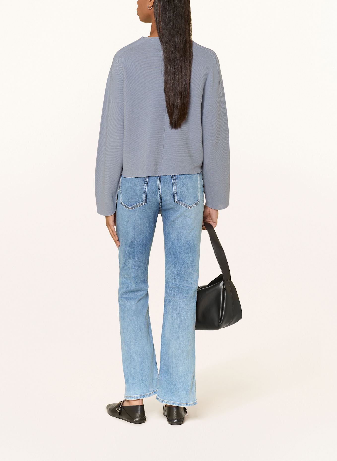 DRYKORN Pullover MEAMI: BLAUGRAU