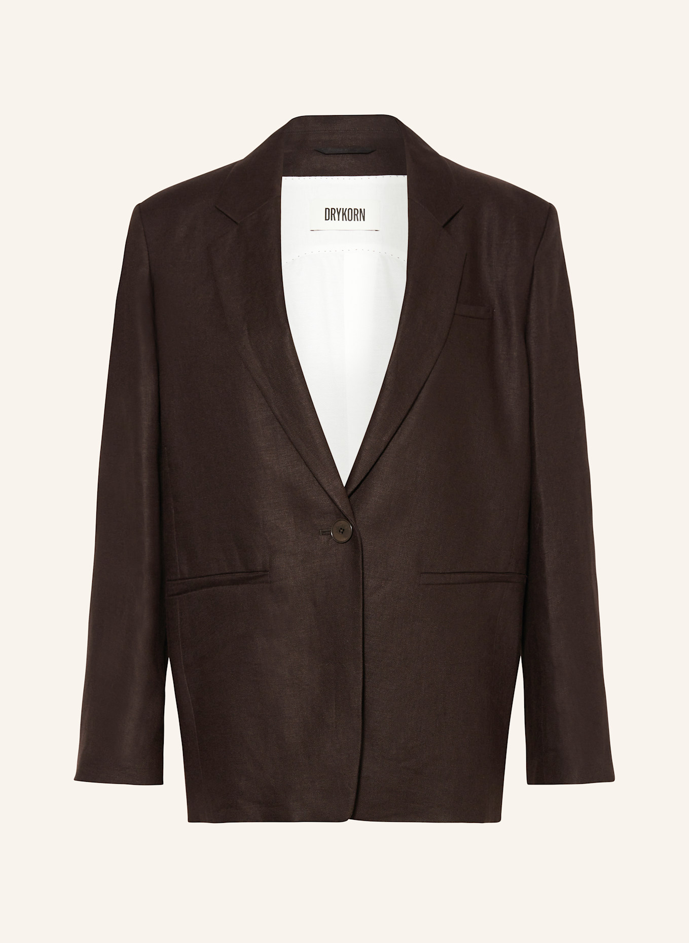 DRYKORN Blaze MOWTIE aus Leinen: DUNKELBRAUN