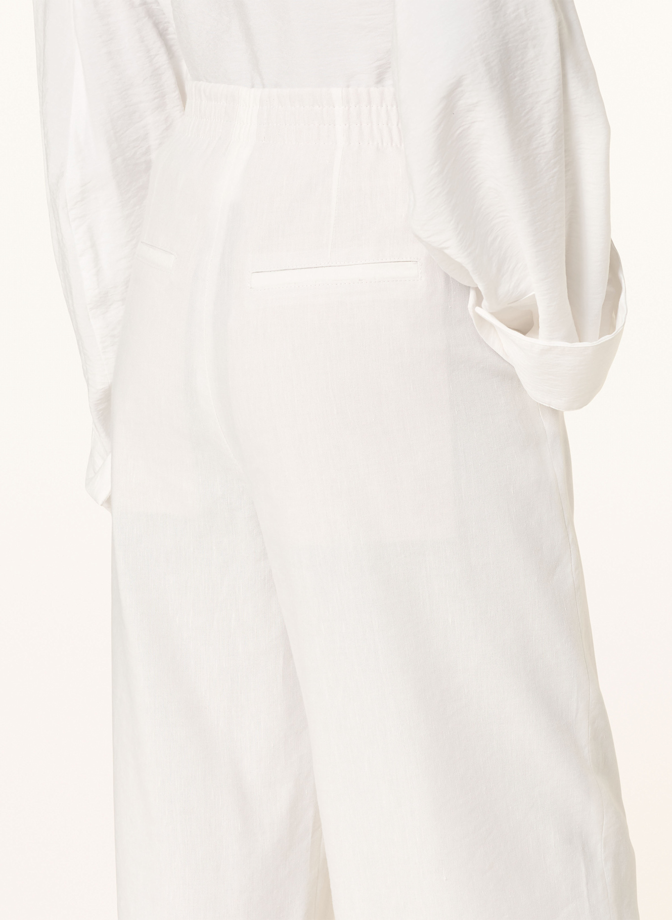 DRYKORN Marlenehose FAE Mit Leinen: ECRU