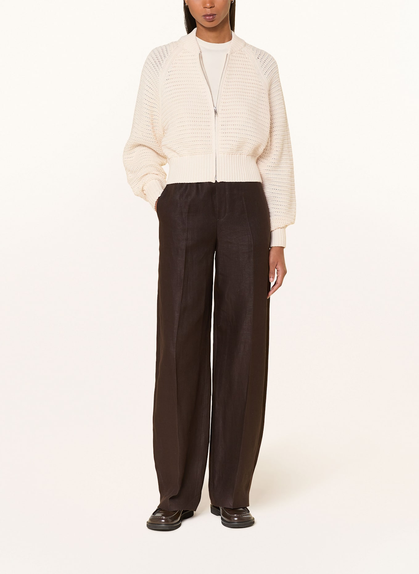 DRYKORN Cardigan SILSY: ECRU